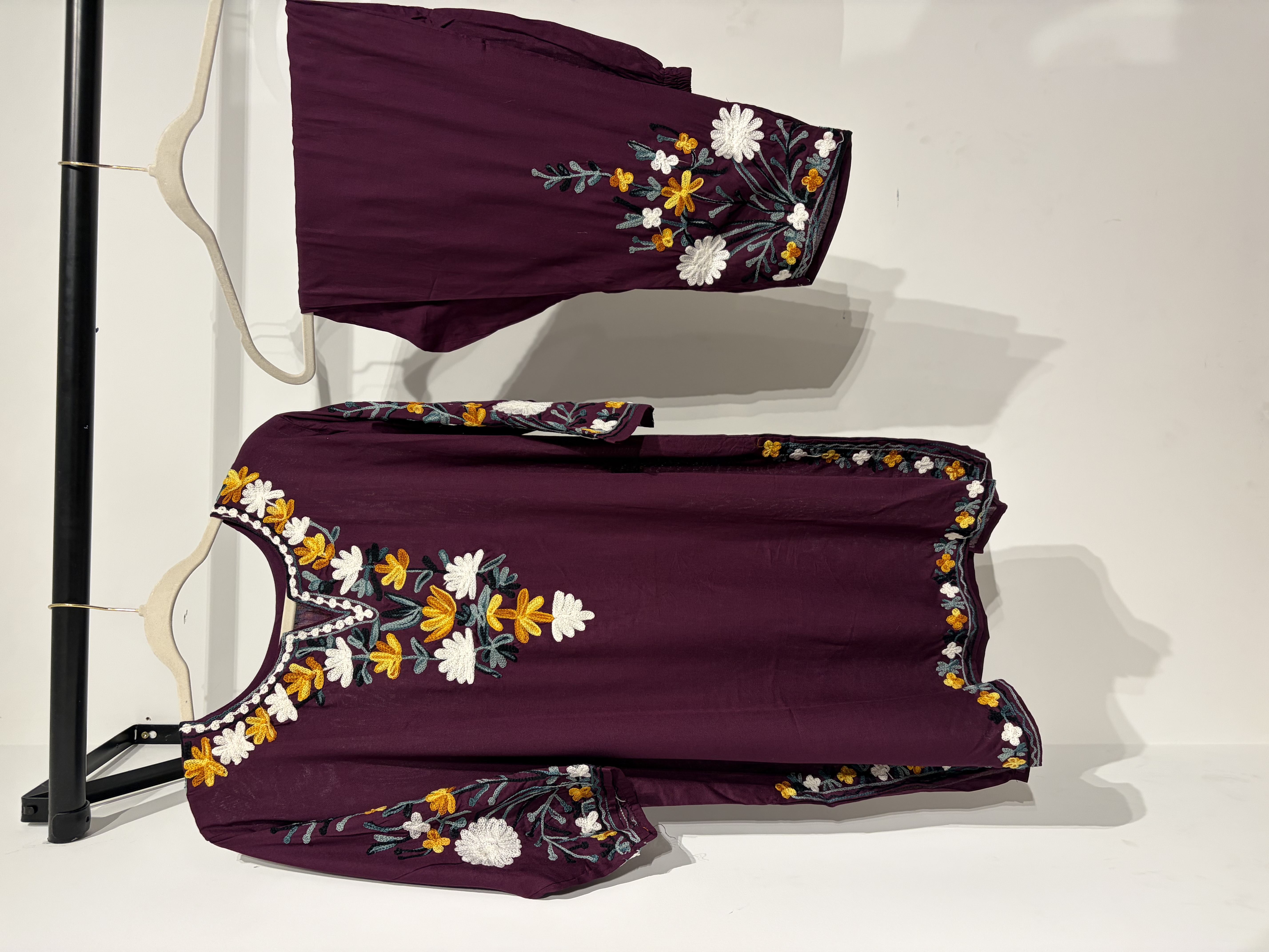 Kashmiri Purple Co ord Set