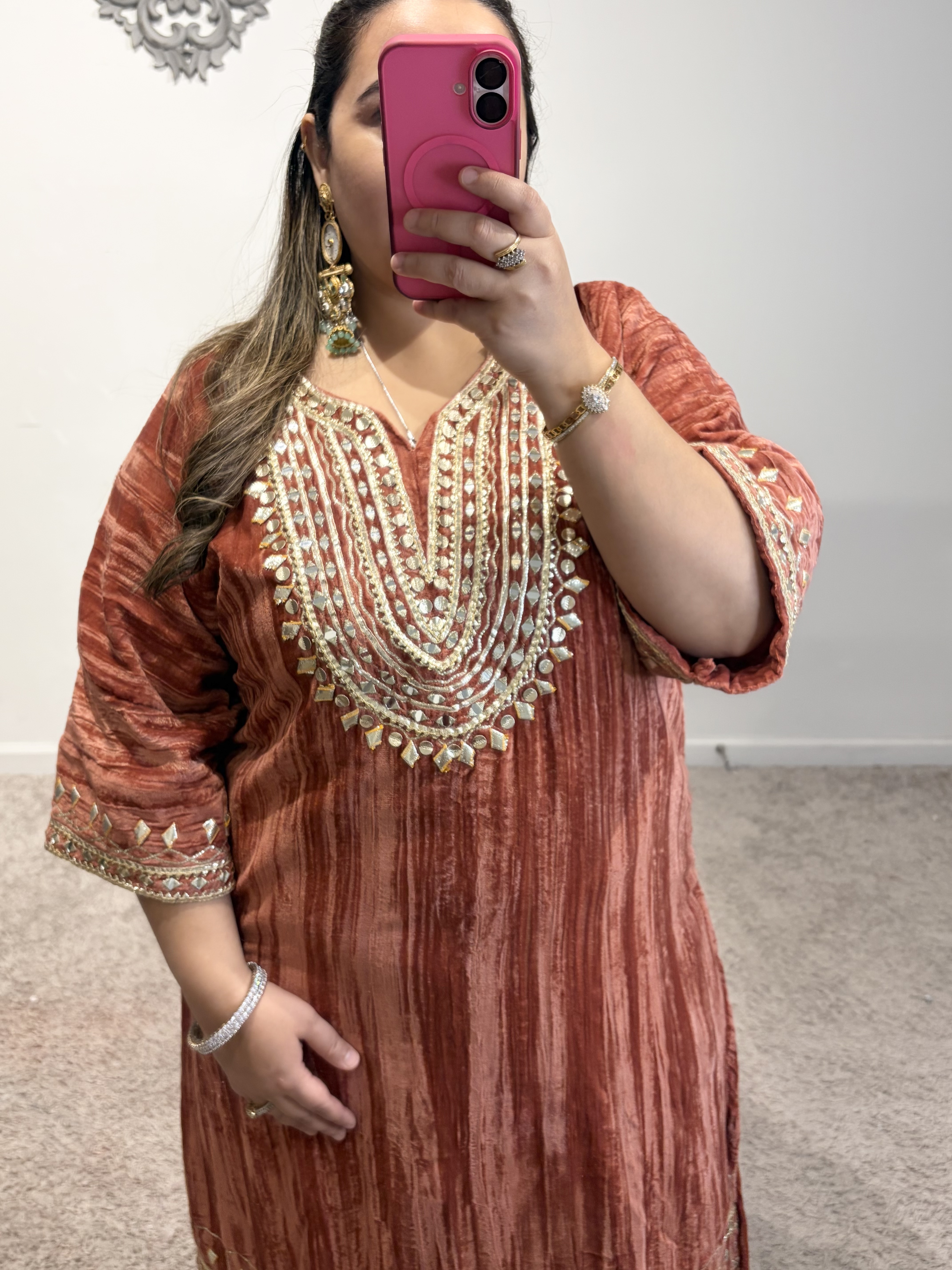 Traditional Embroidered Kurta Set