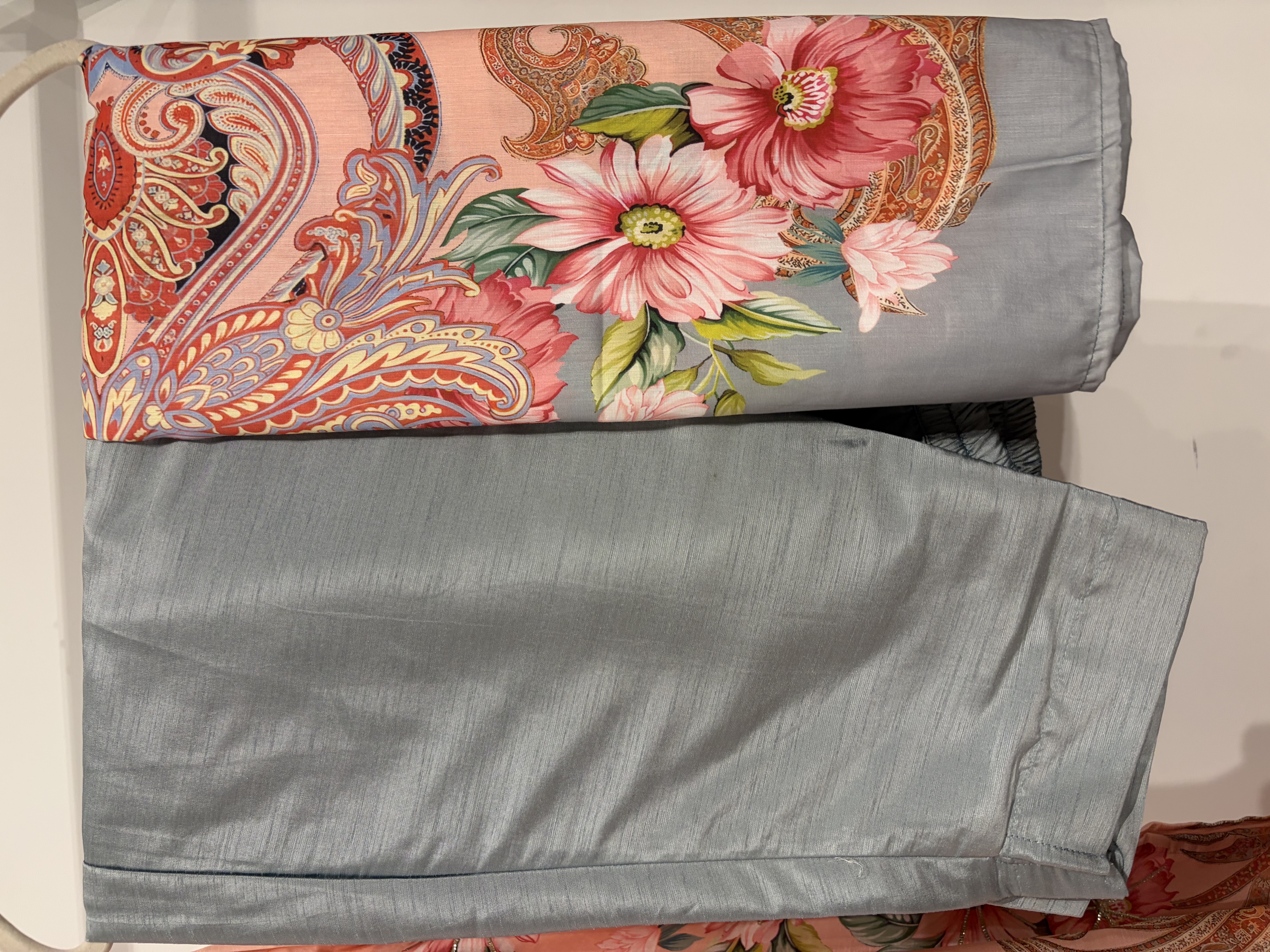 Muslin Satin 3 Piece 