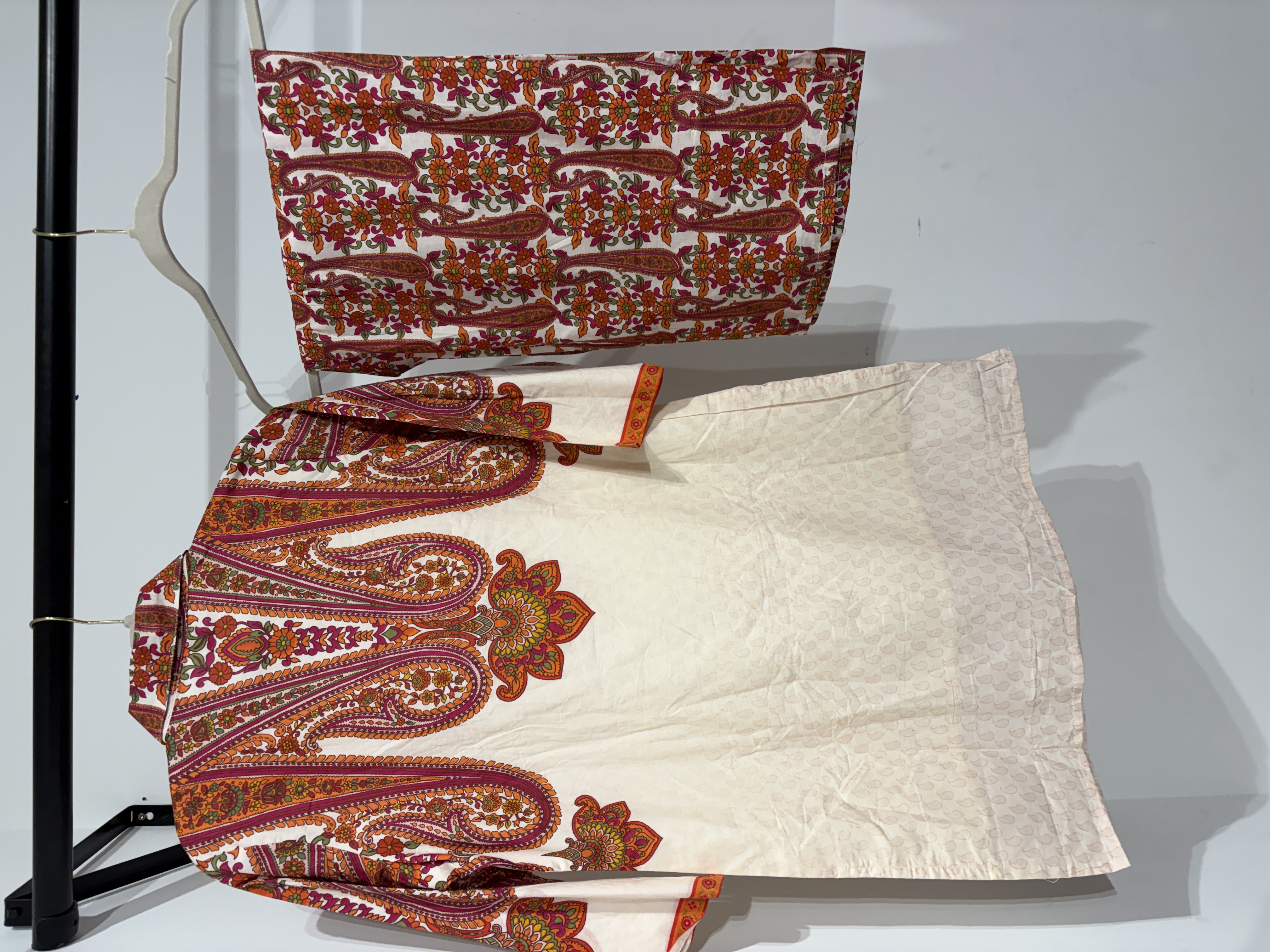 Pink ethnic embroidered Co ord Set