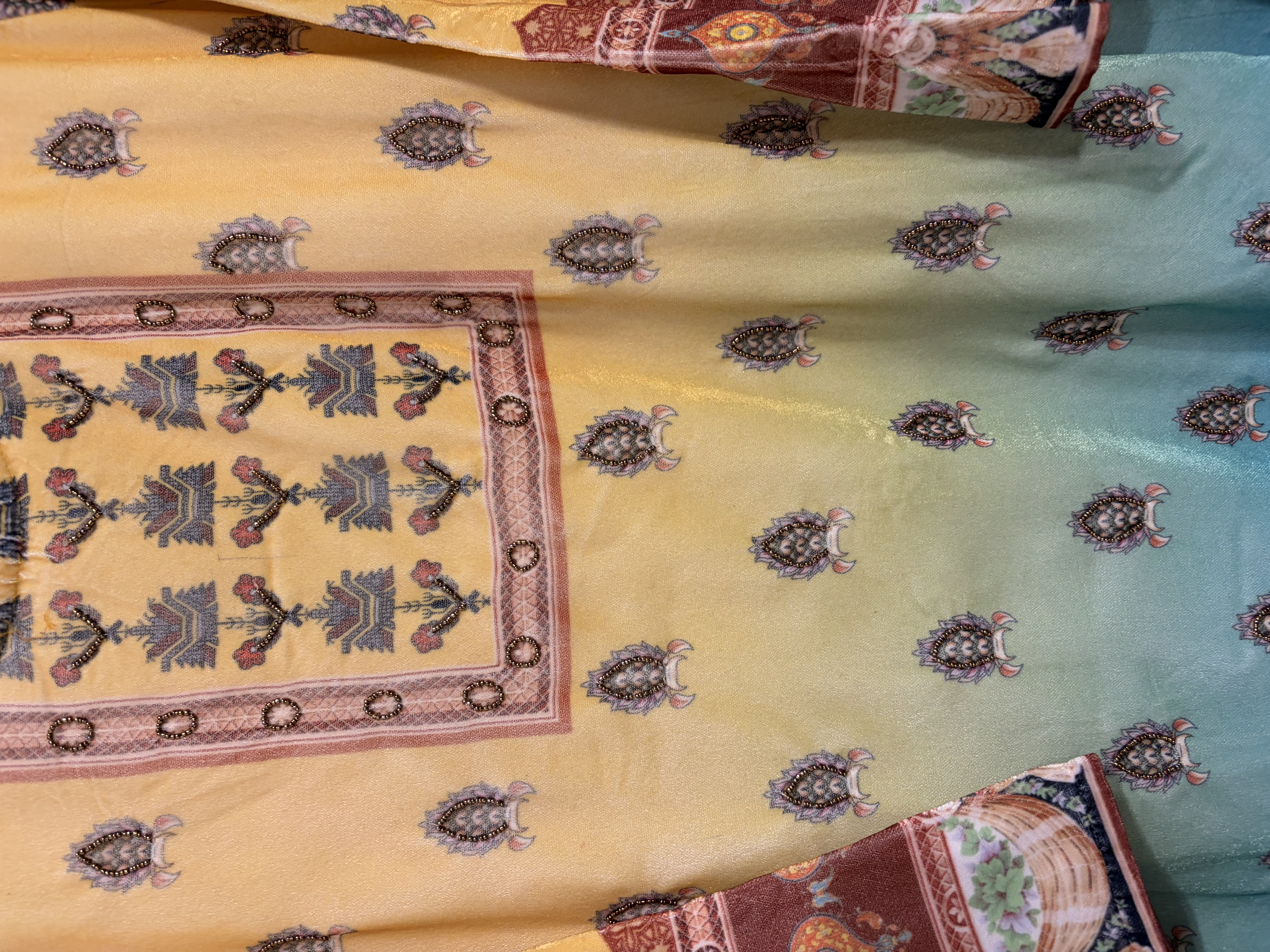 Velvet Digital Print 3 Piece