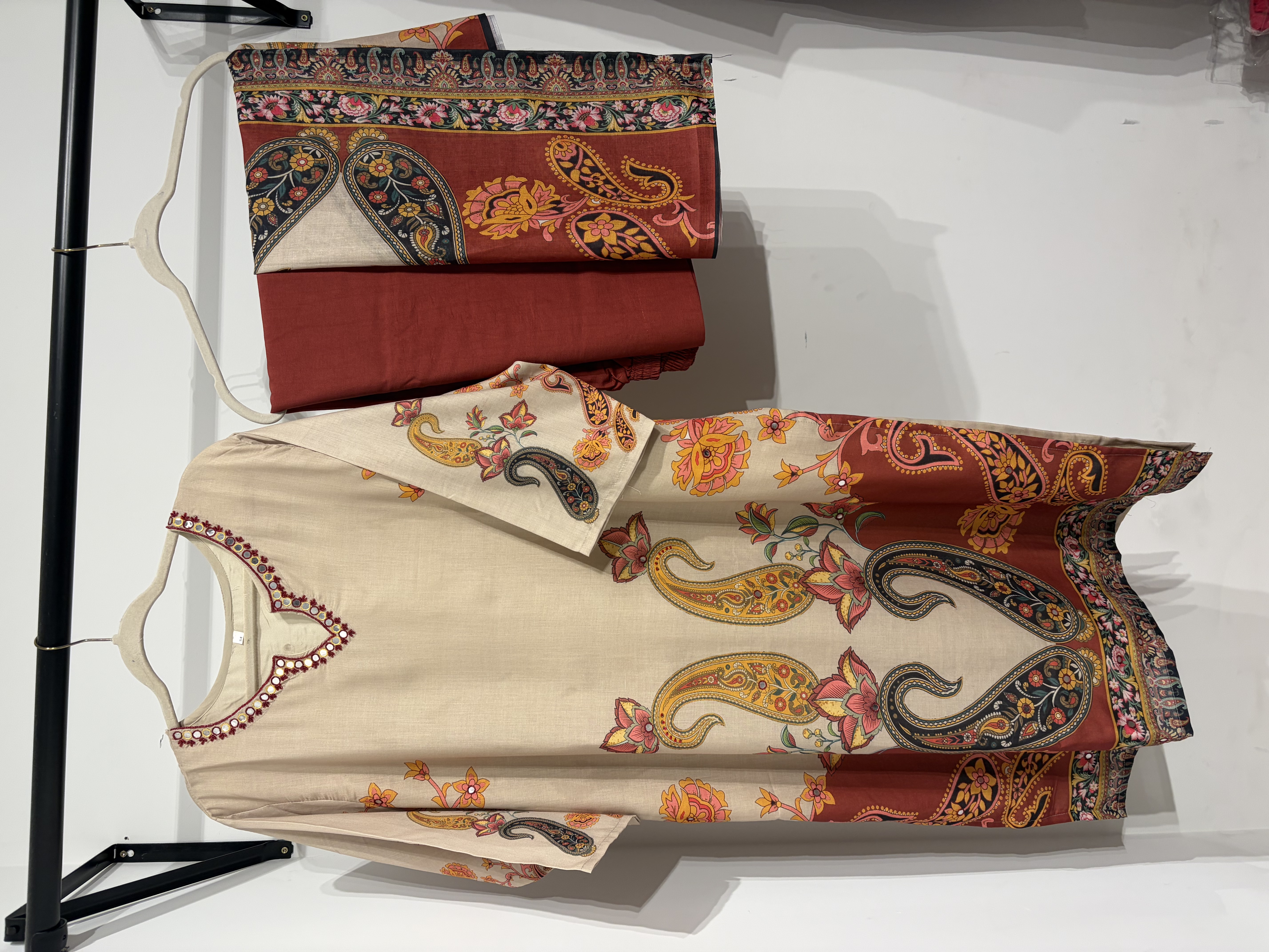 Digital Print Muslin Cotton 3 Piece