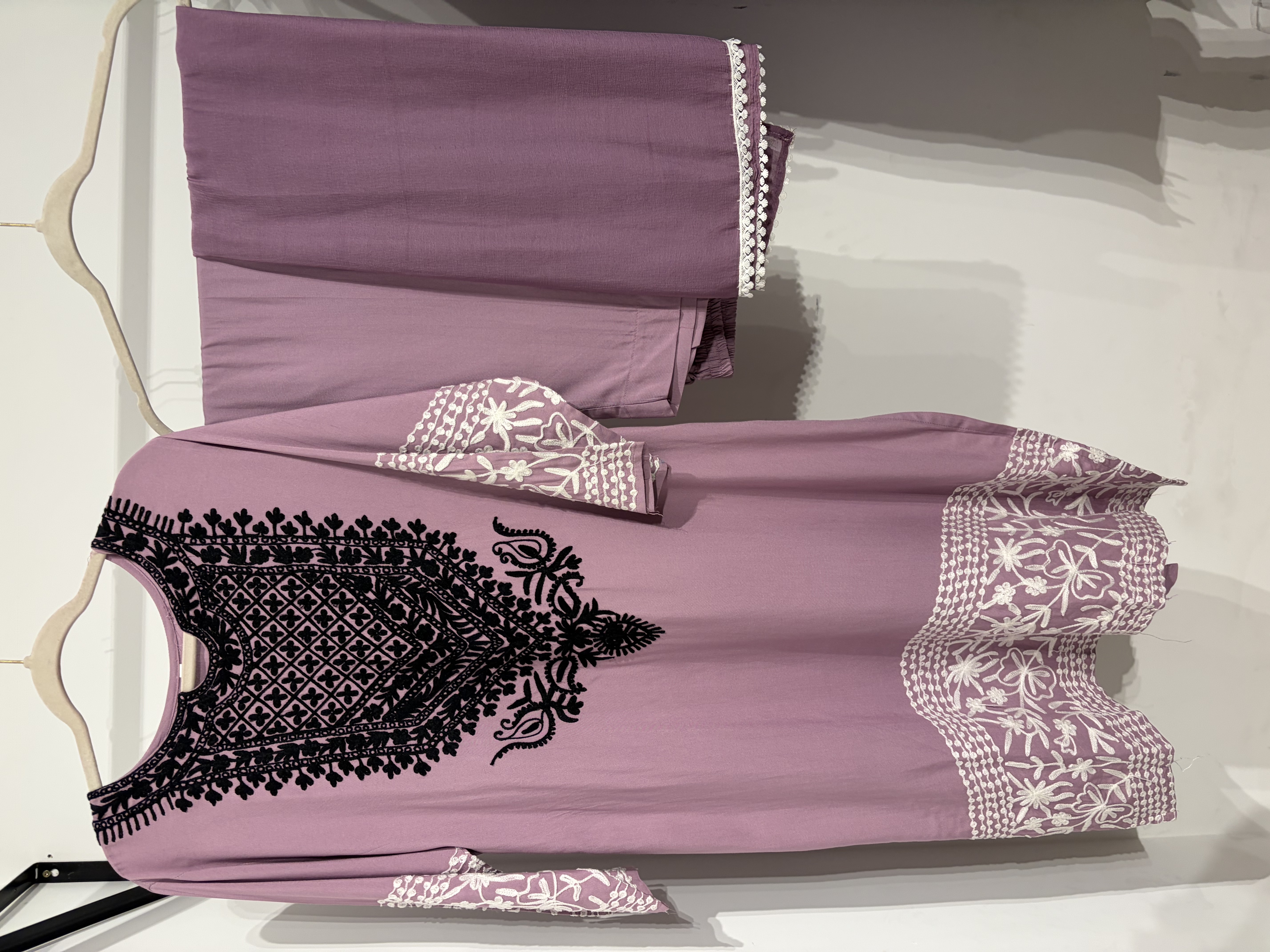 Rayon Purple 3 Piece