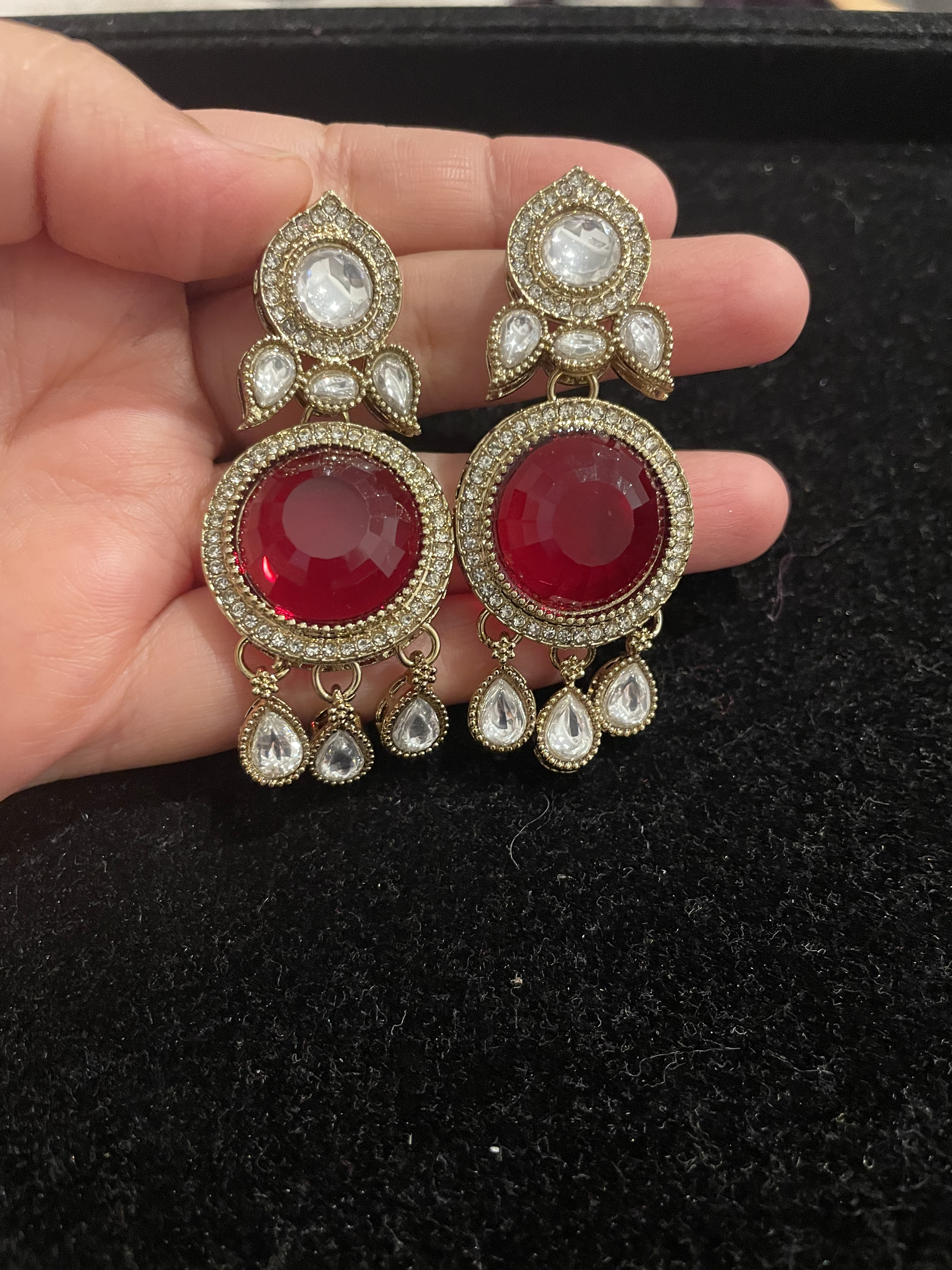 Elegant Crystal Stud Earrings