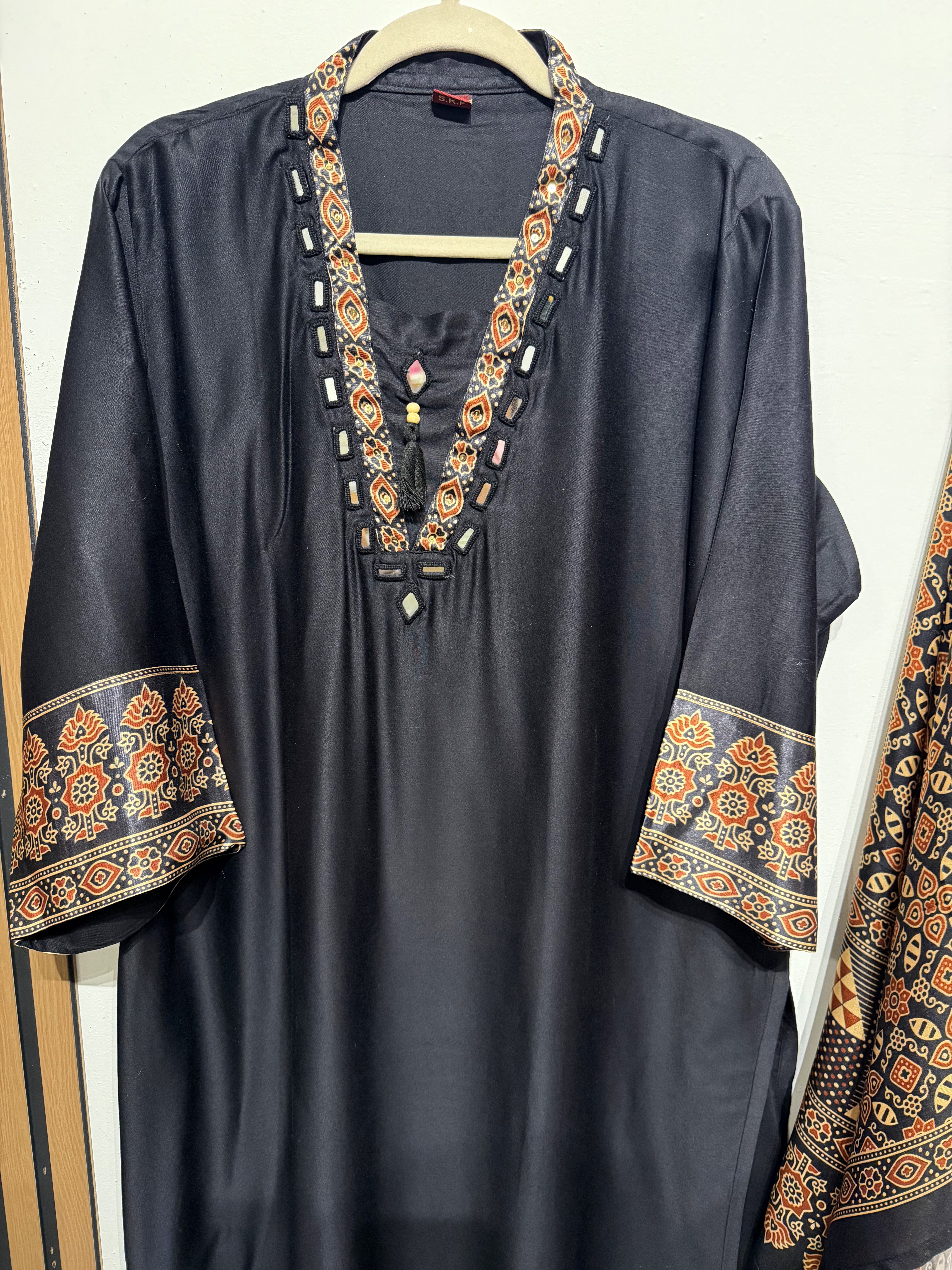 Pure Gajji Silk Three Piece suit