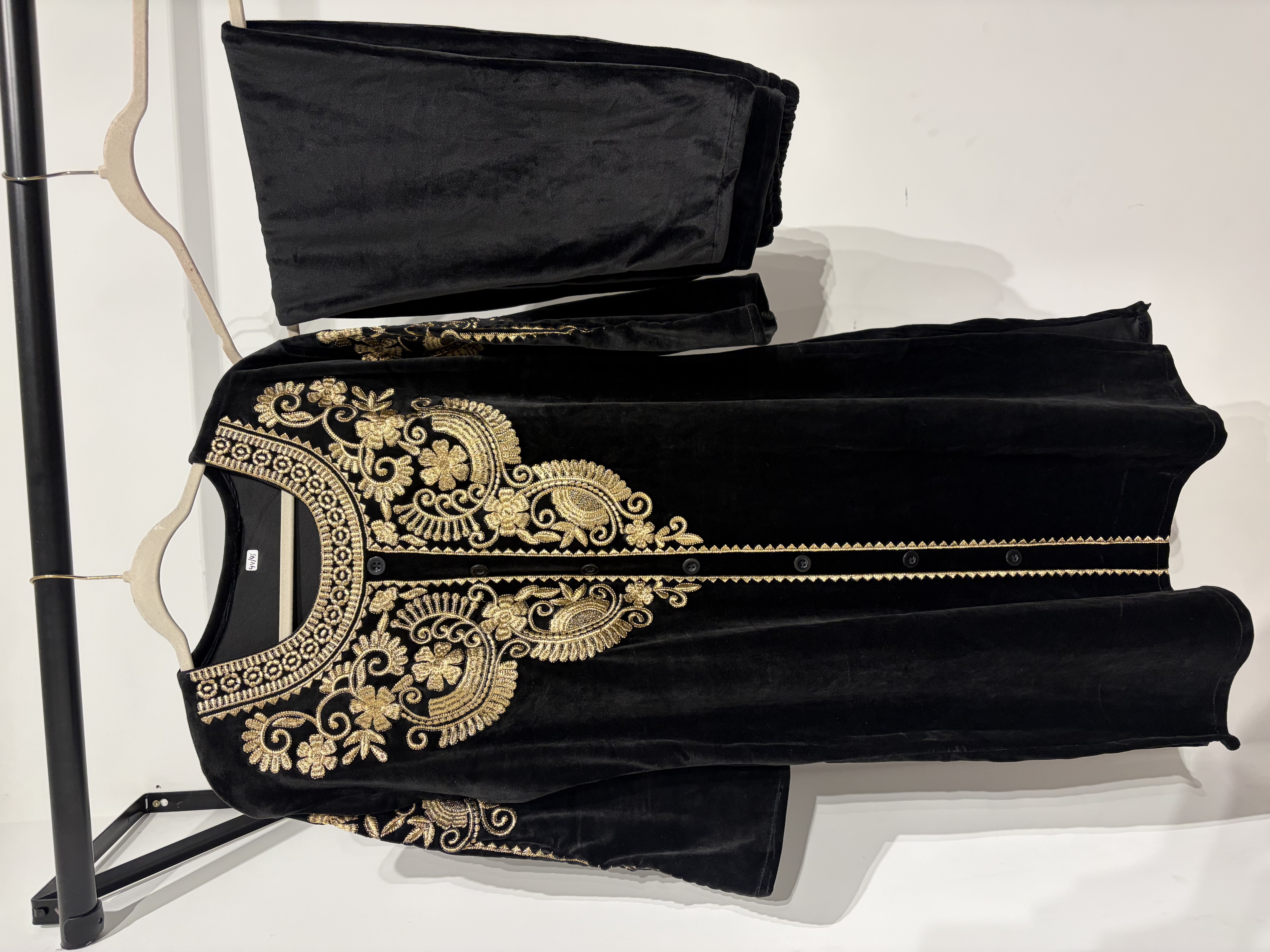 Zari Velvet Co Ord Set