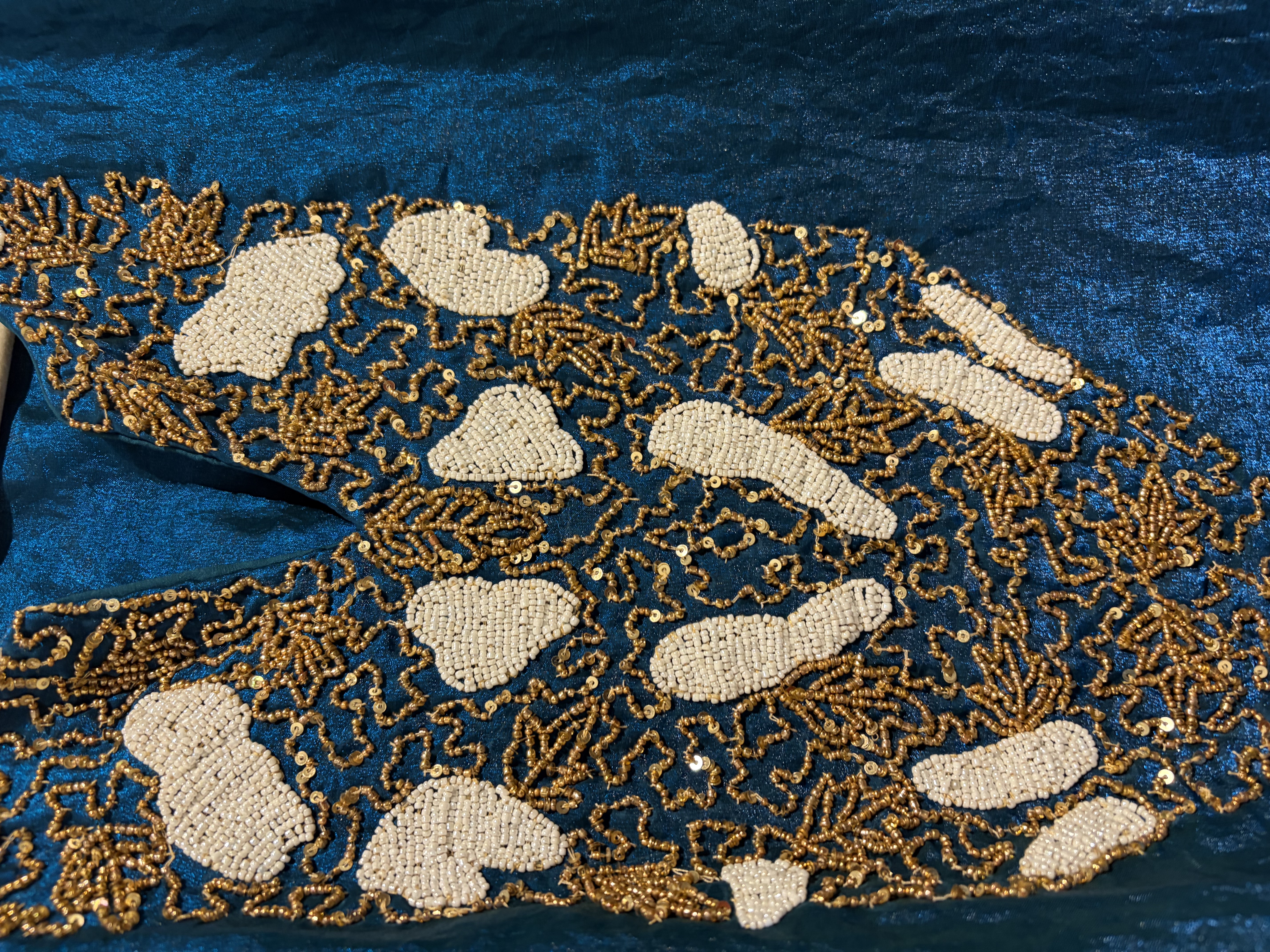 Blue traditional women's Co ord set