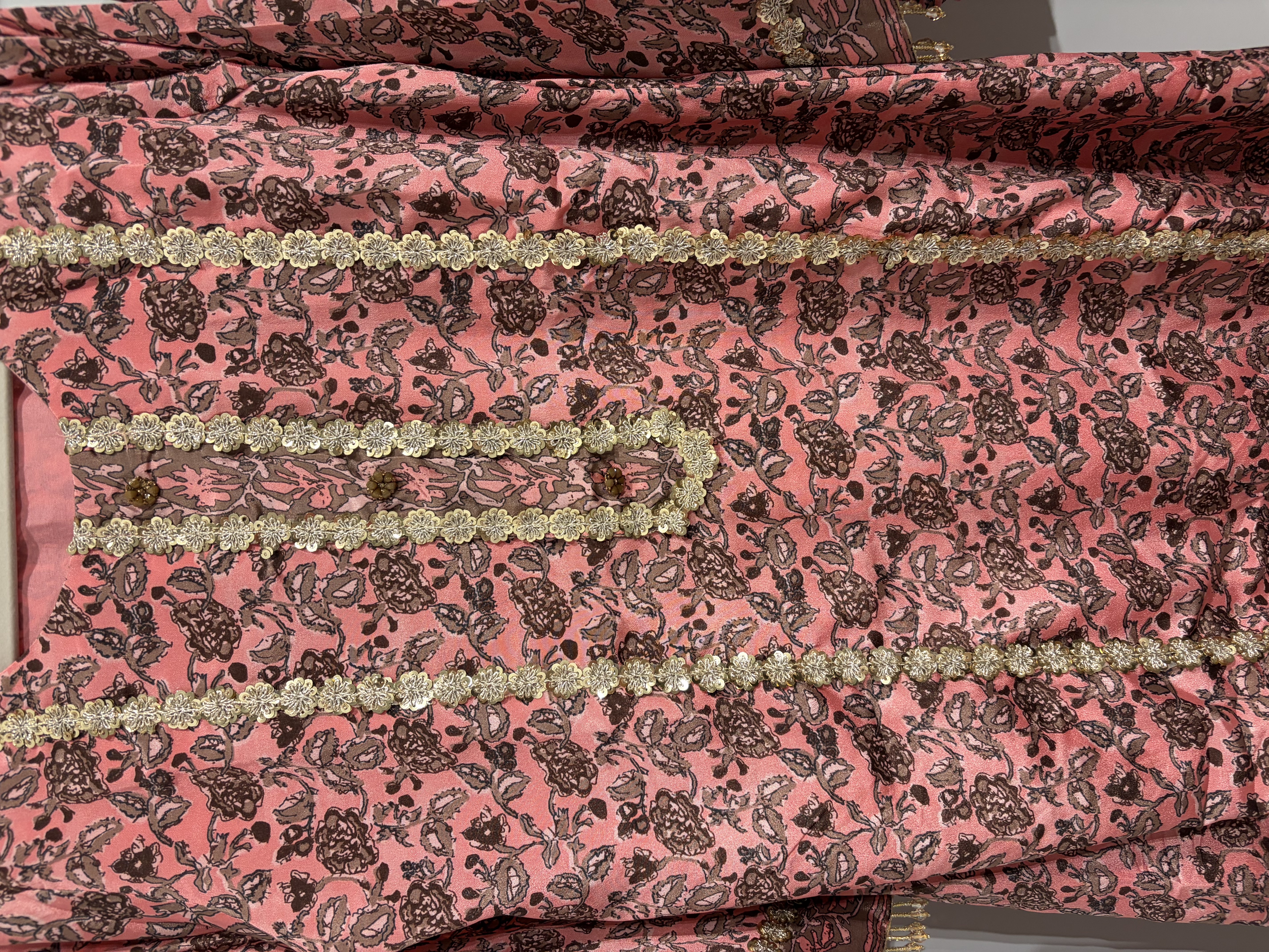 Pure Crepe Hi-Lo 3 Piece