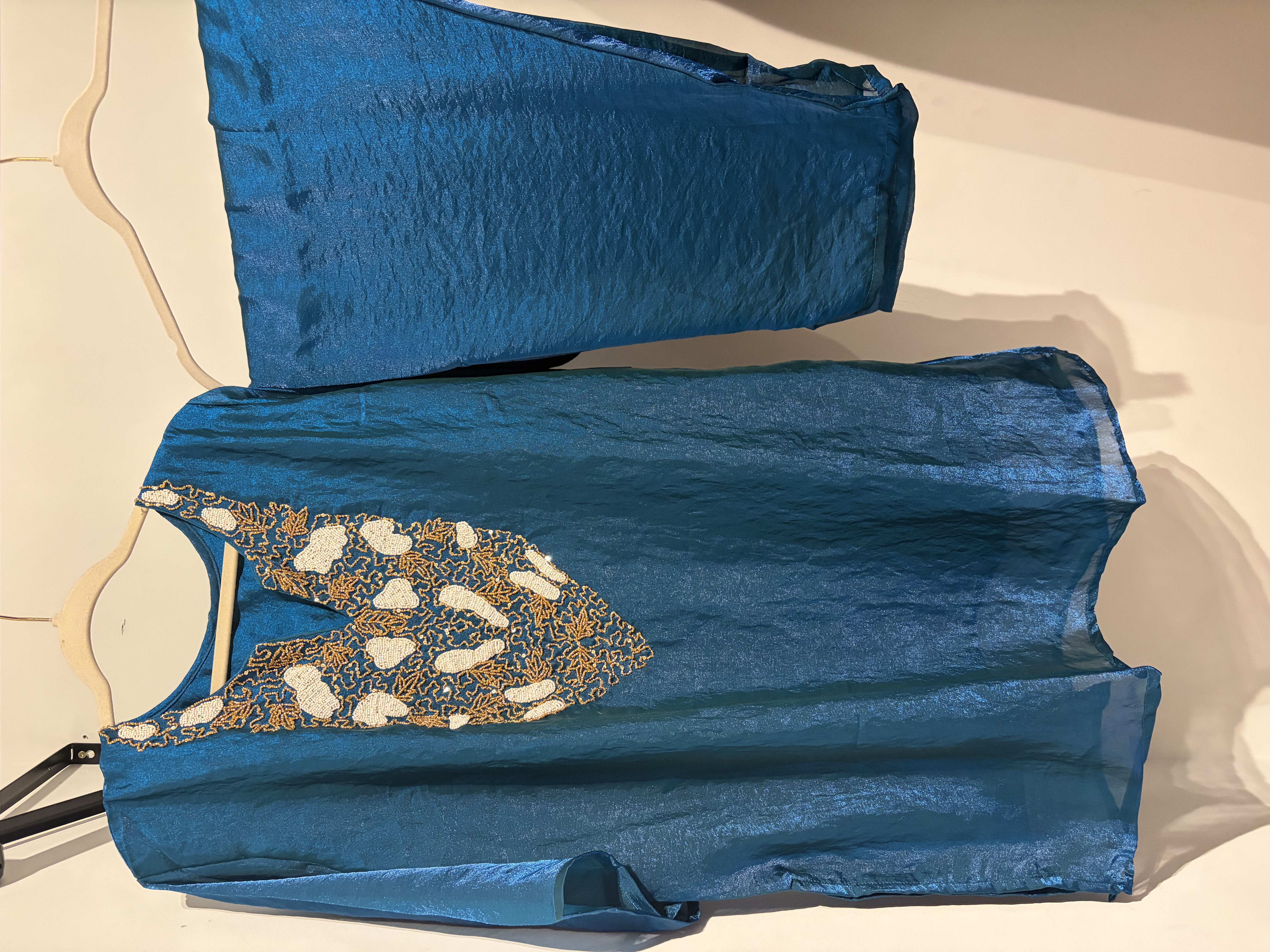 Blue traditional women's Co ord set