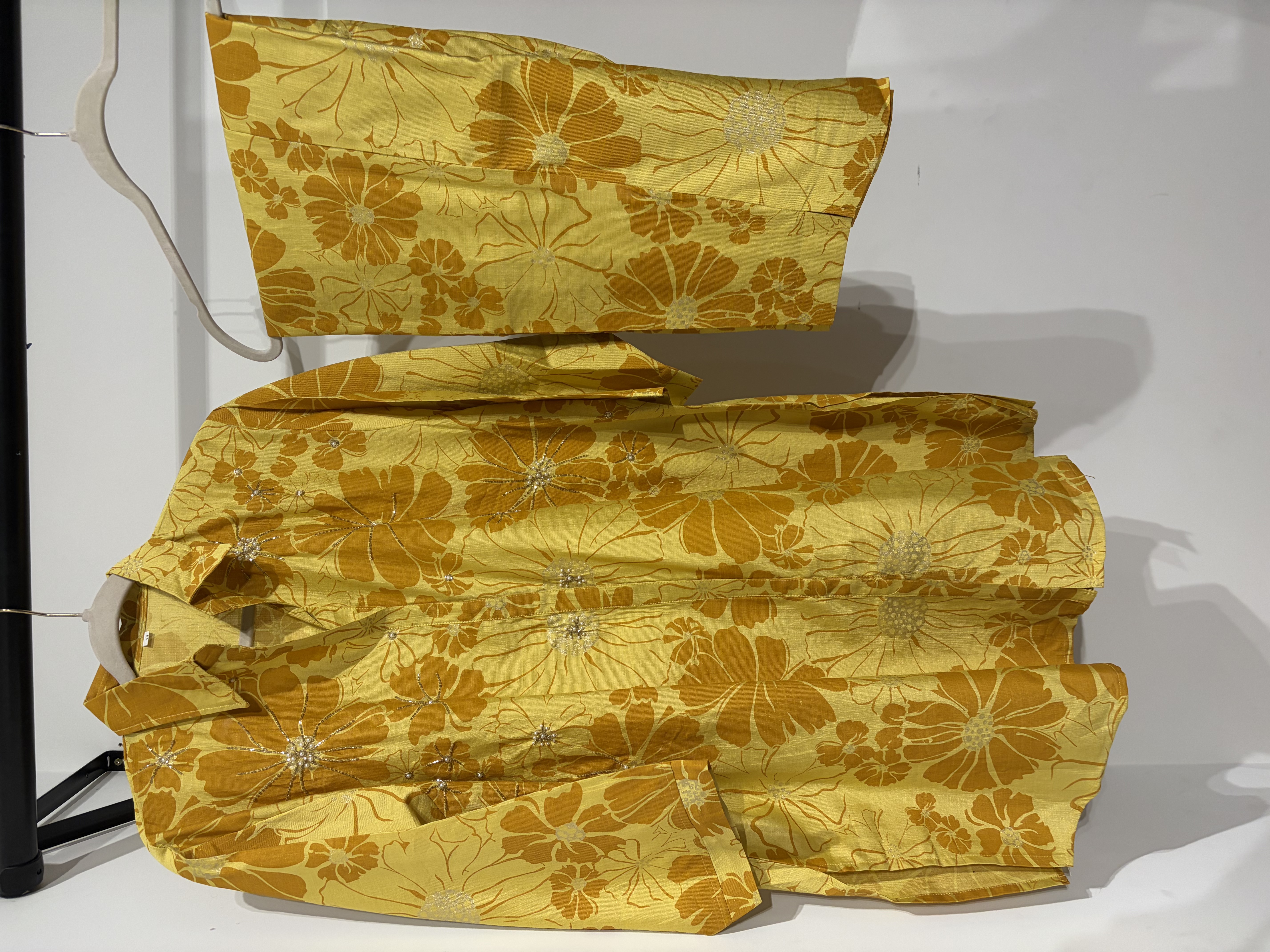 Yellow Floral Co ord Set