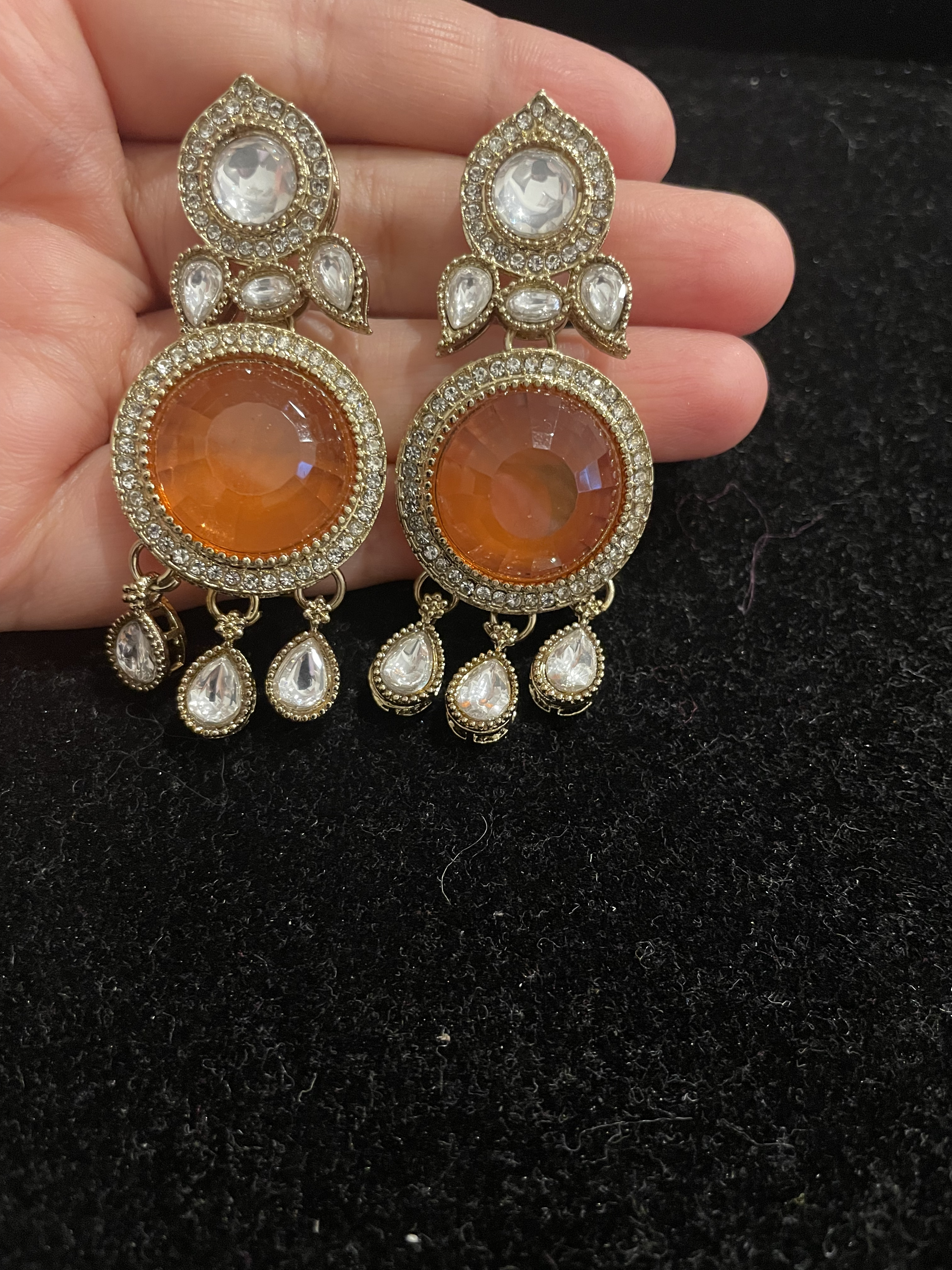 Elegant Crystal Stud Earrings