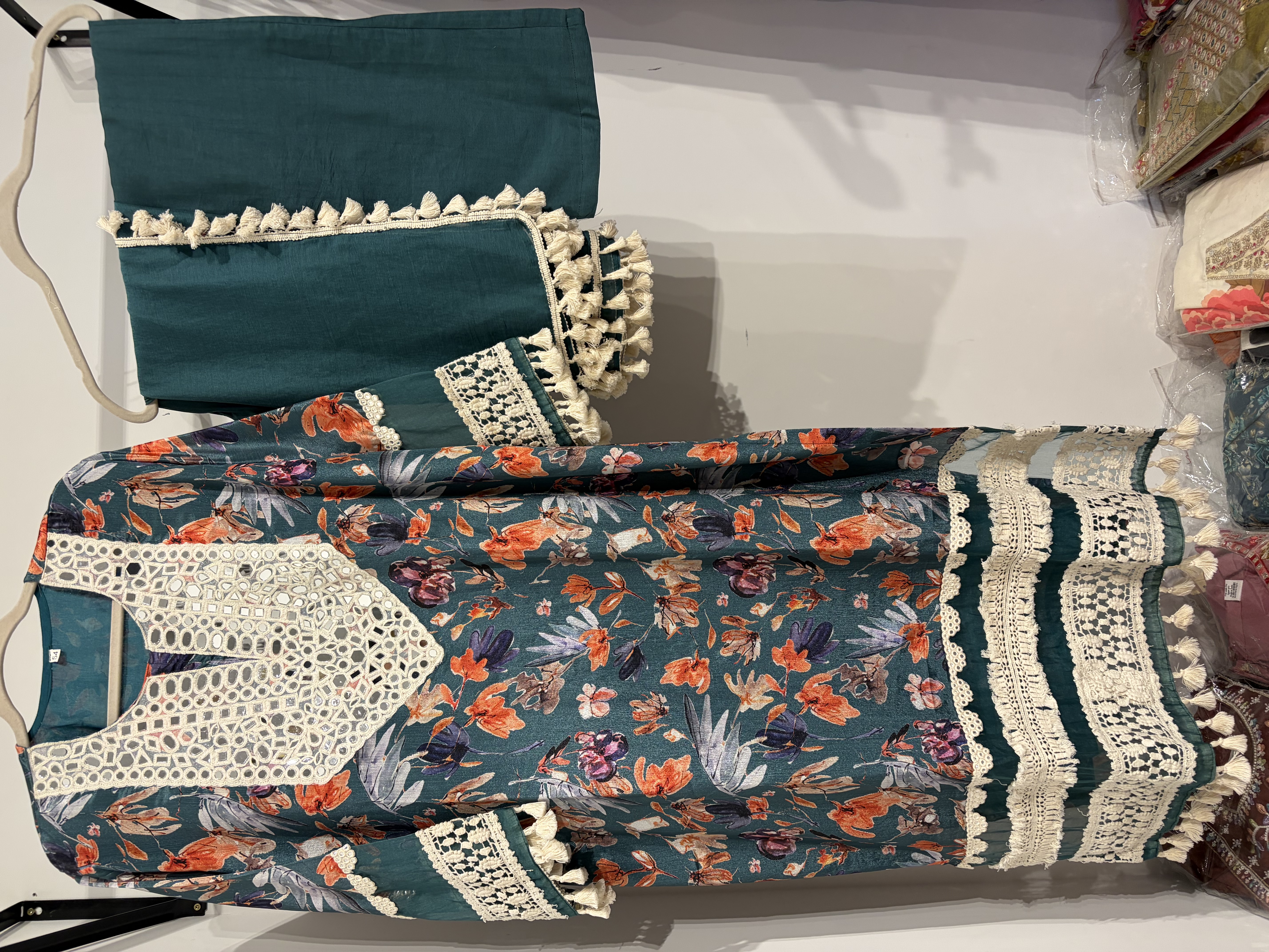 Floral Mirror Three Piece