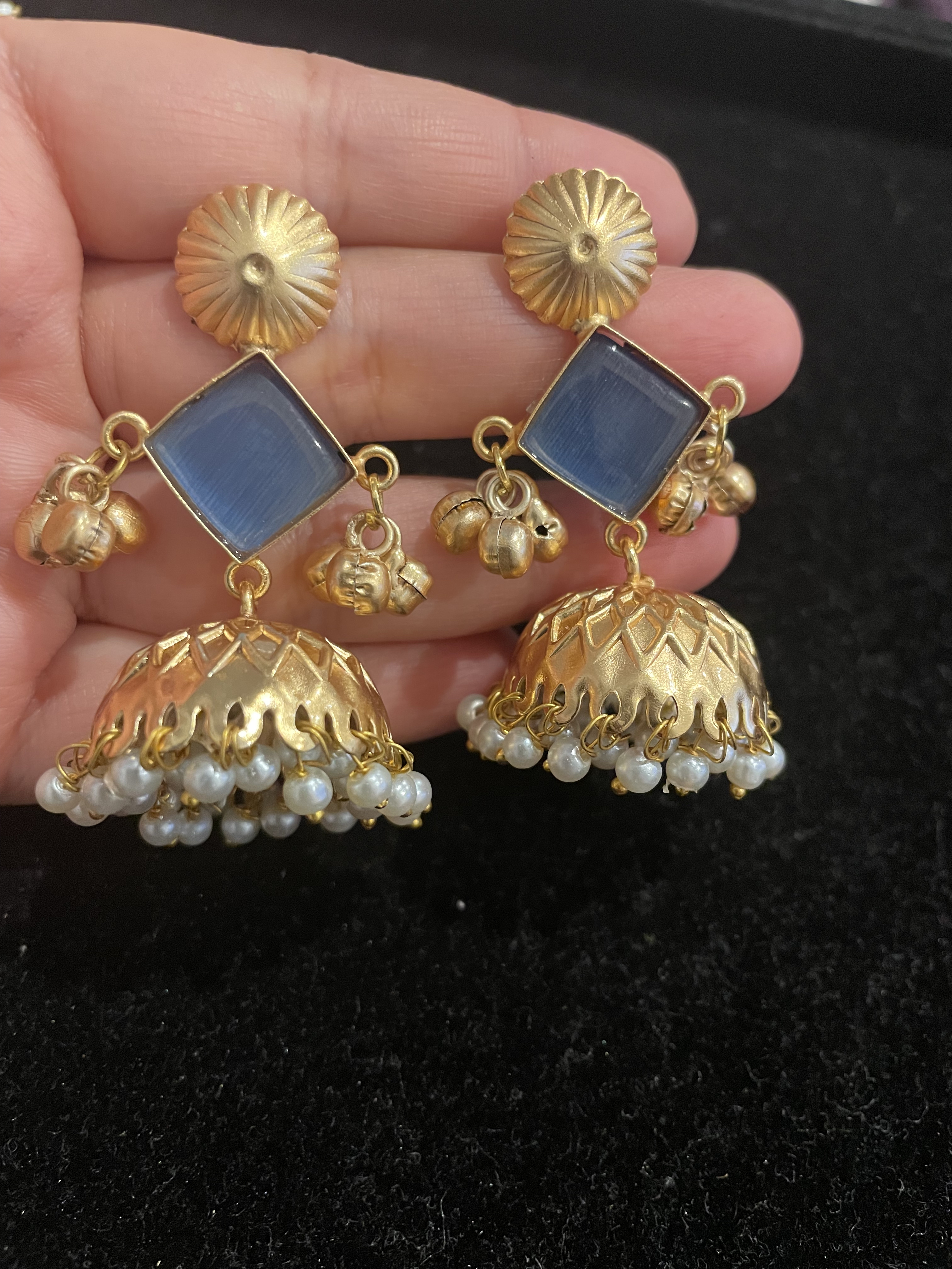 Kashmiri Small Jhumka Earrings