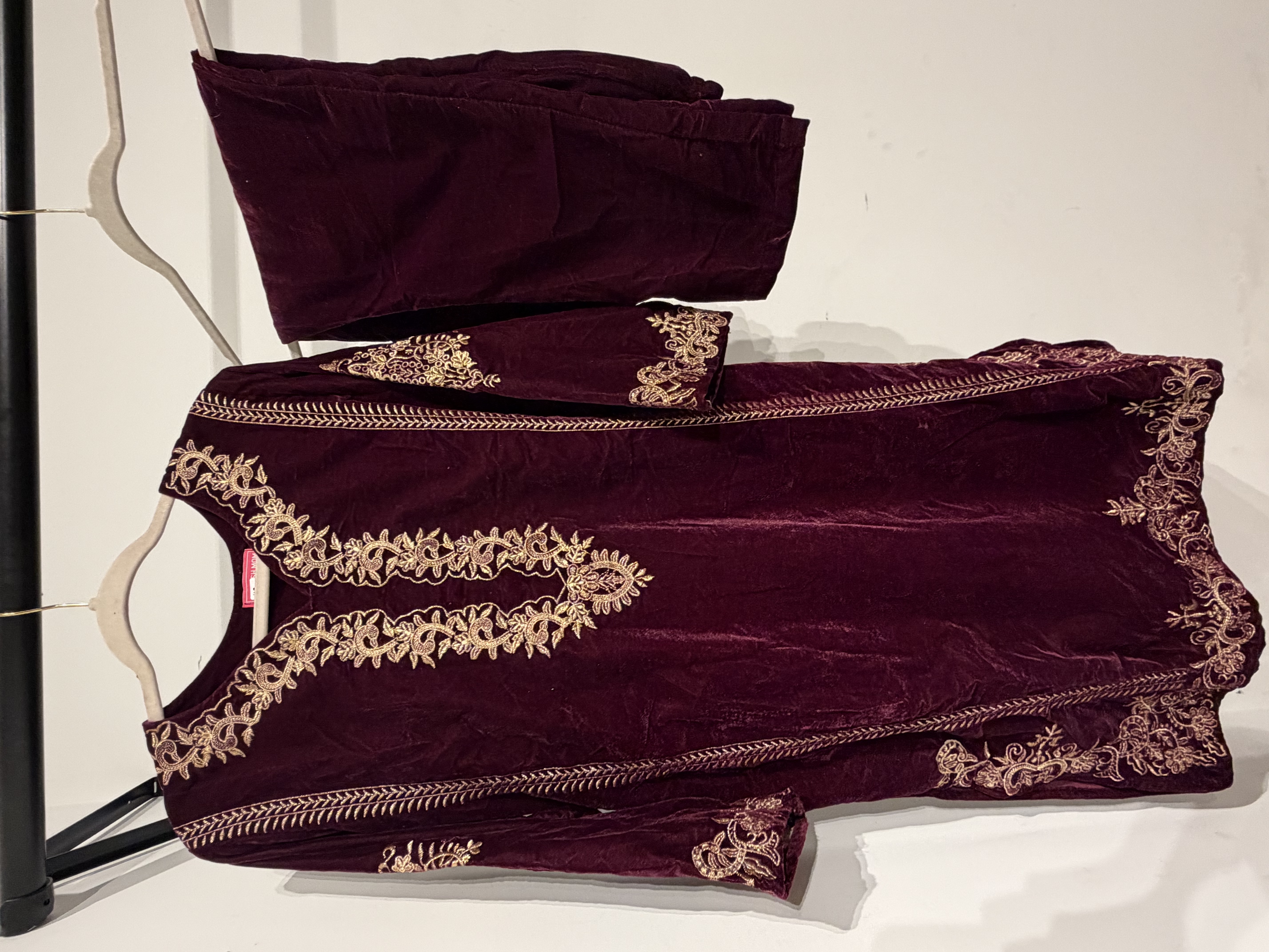 Zari Velvet Co ord Set