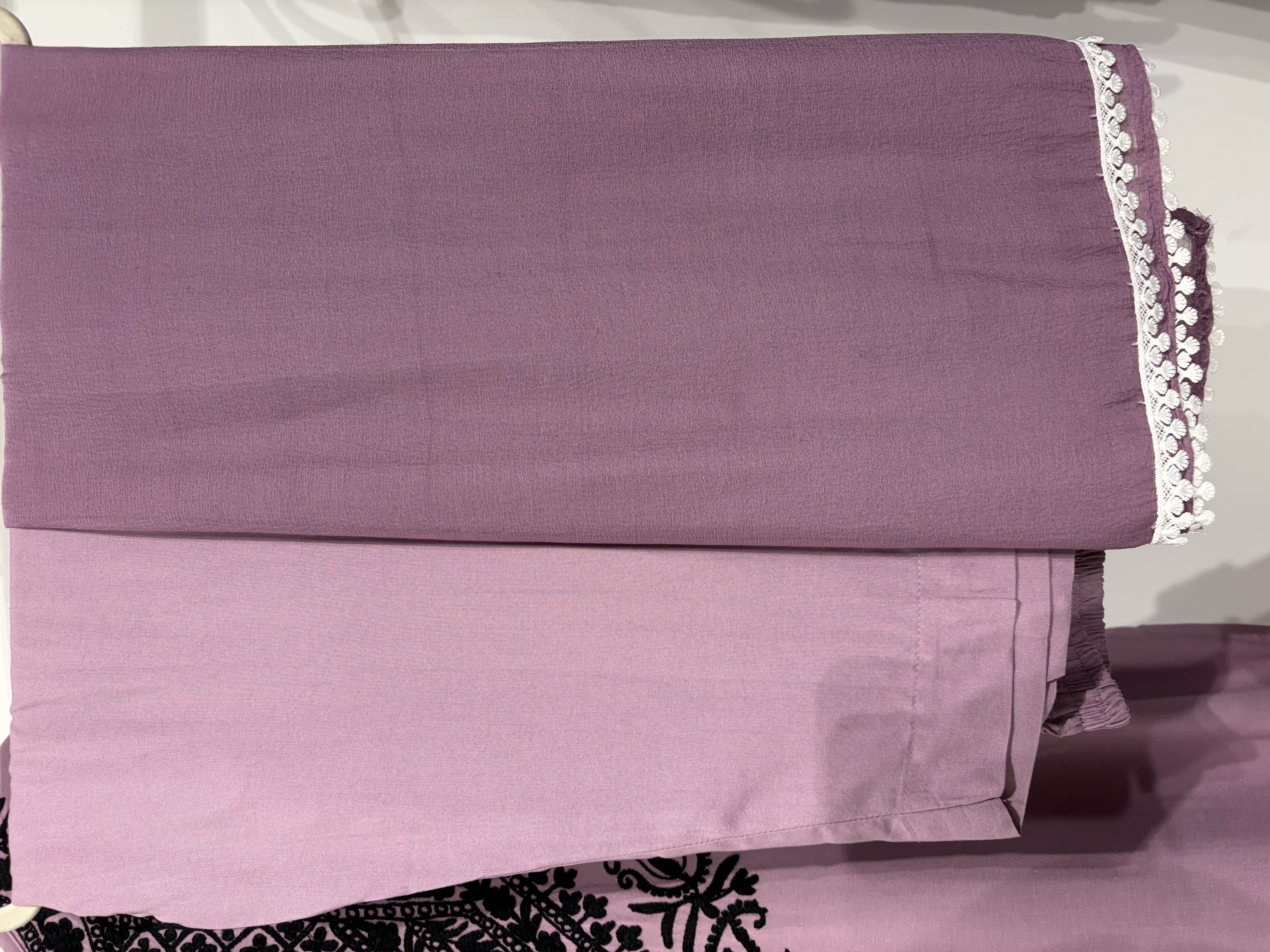 Rayon Purple 3 Piece