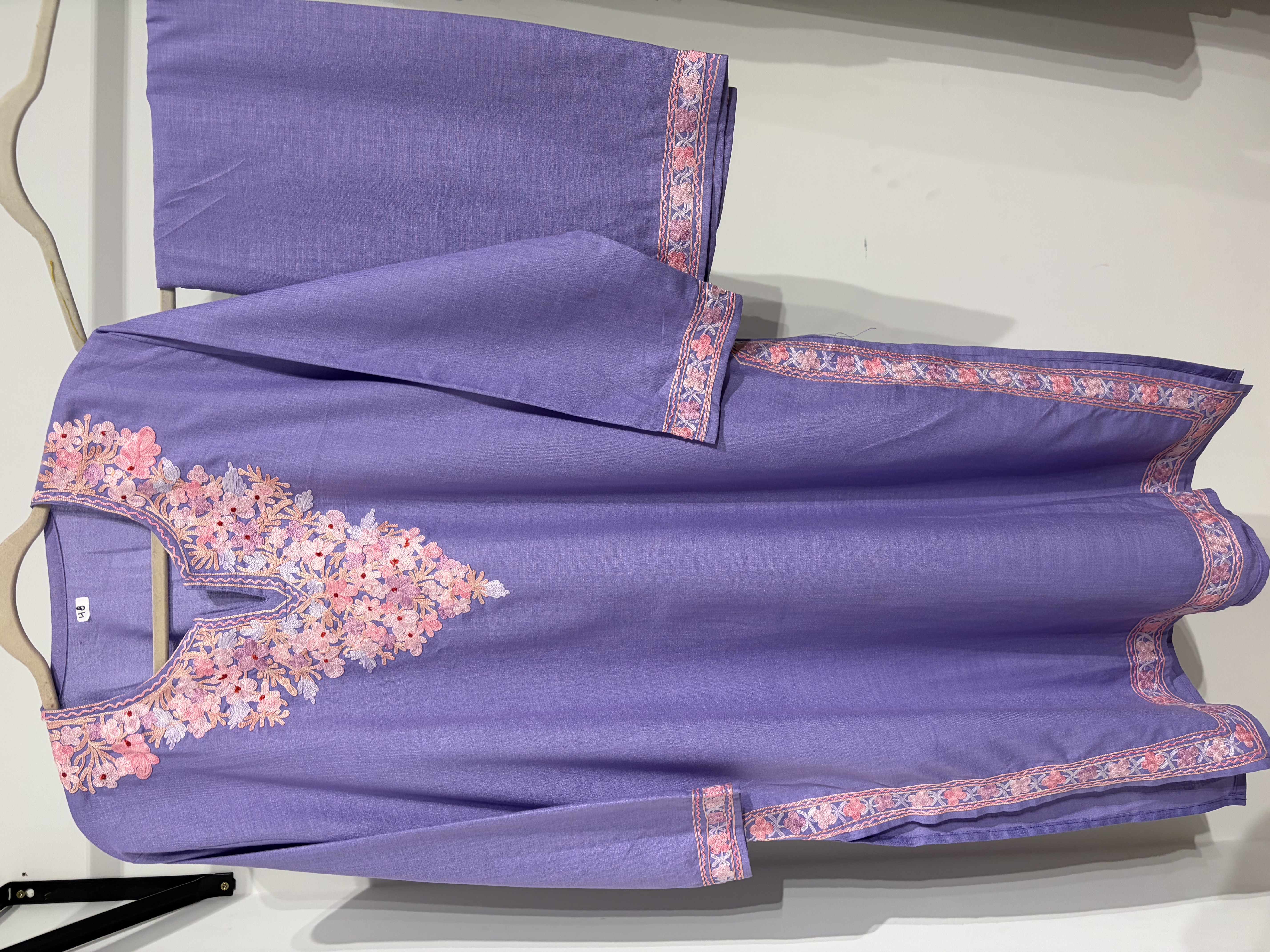 Ruby Cotton Kashmiri 2 Piece