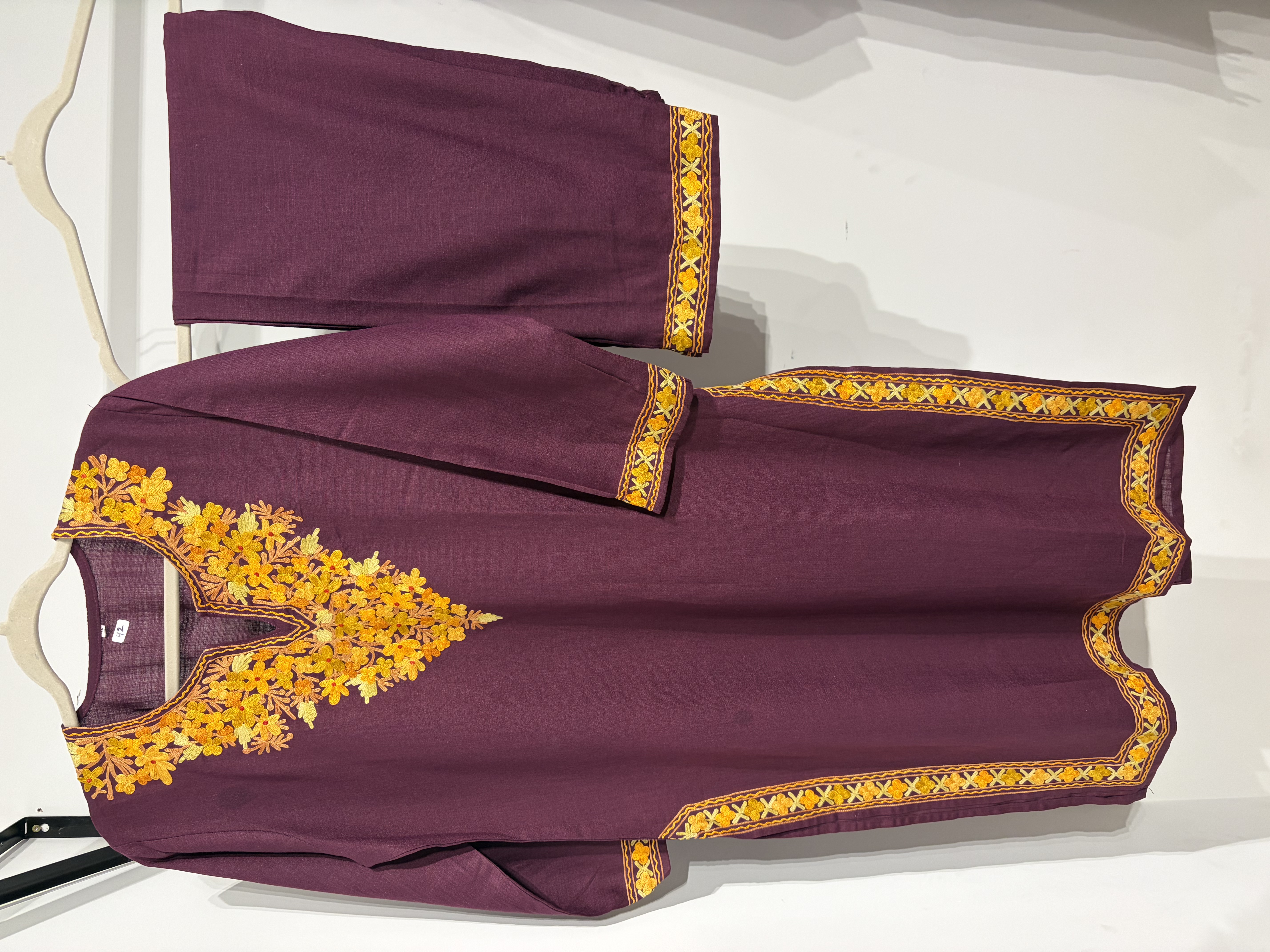 Ruby Cotton Kashmiri 2 Piece