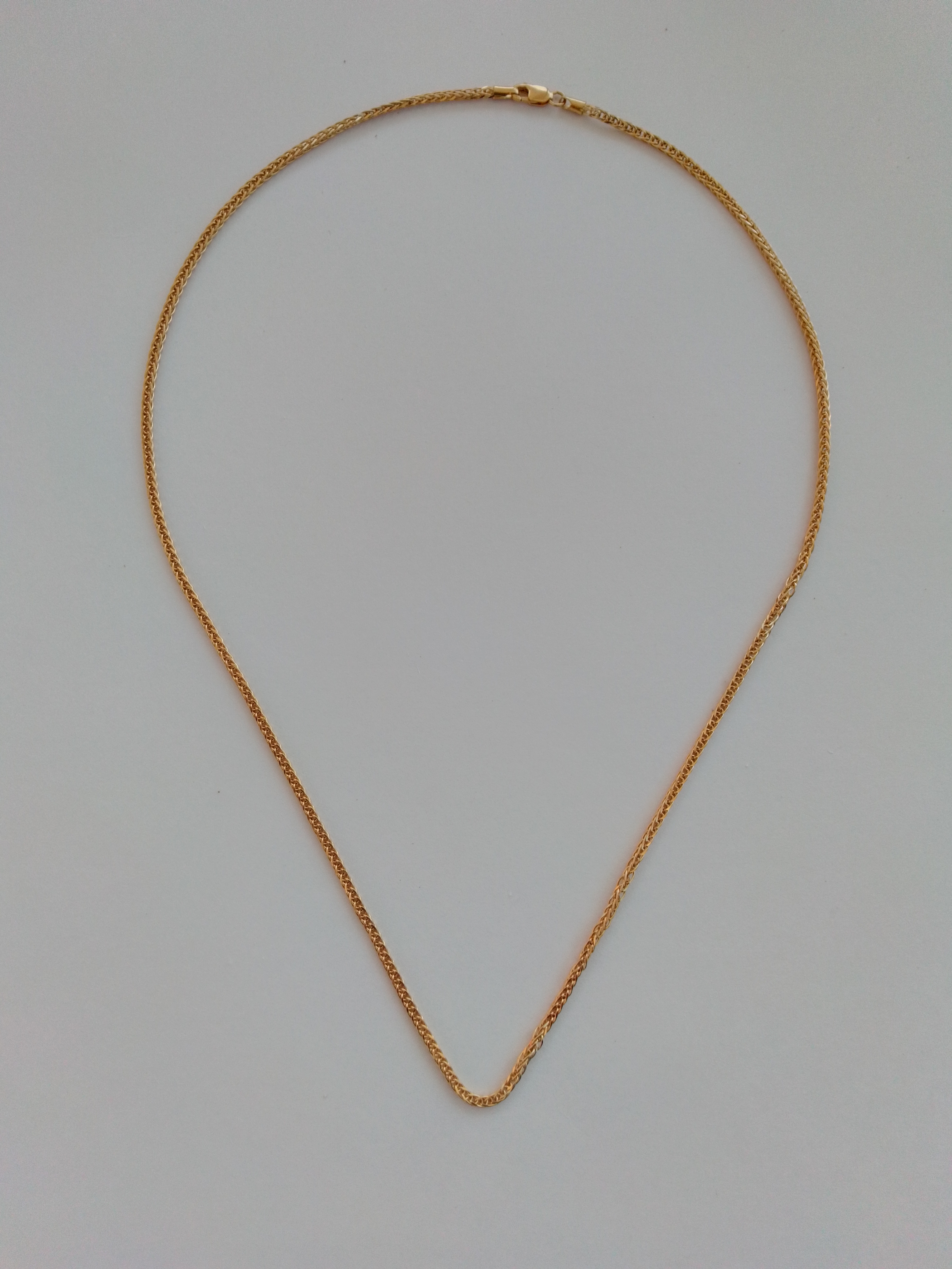 WHEAT GOLD CHAIN NECKLACE