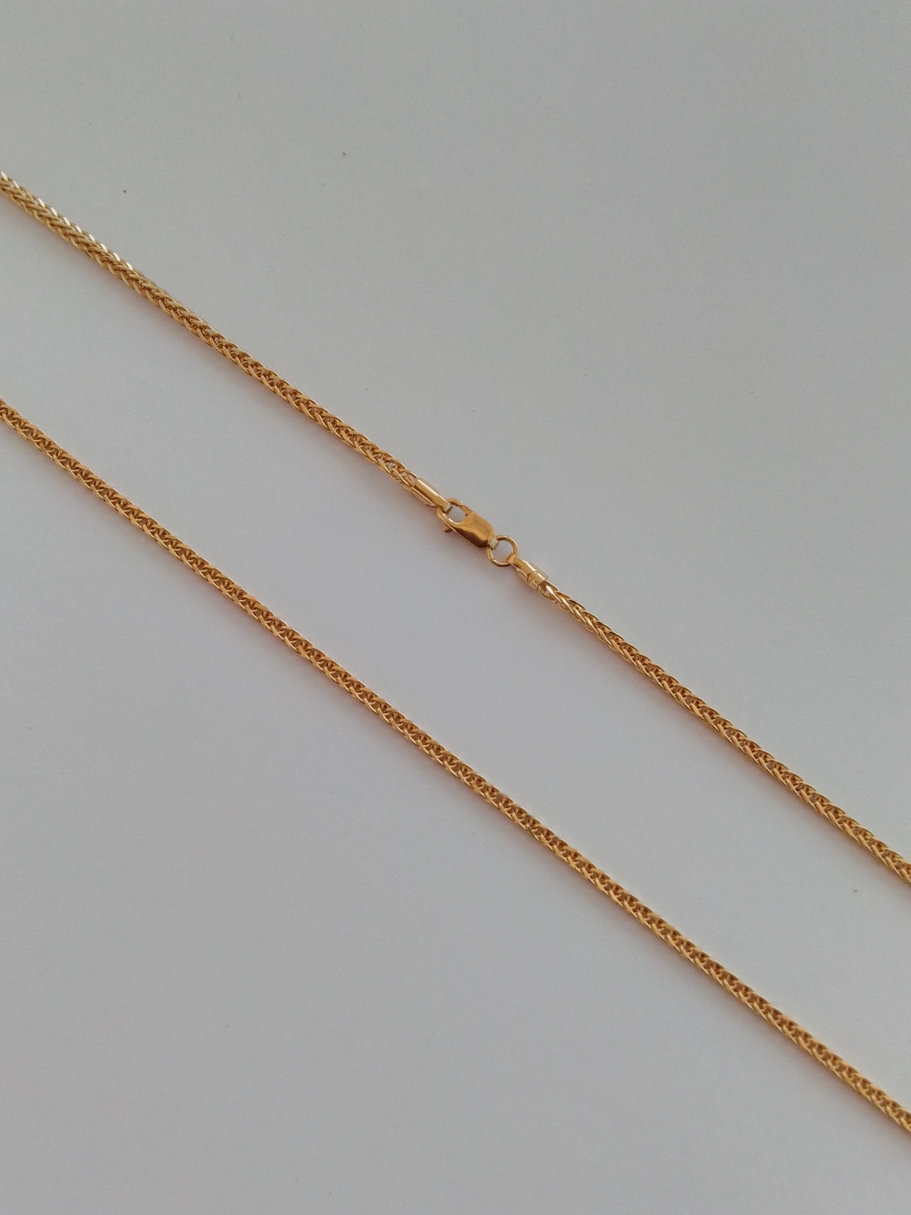 WHEAT GOLD CHAIN NECKLACE