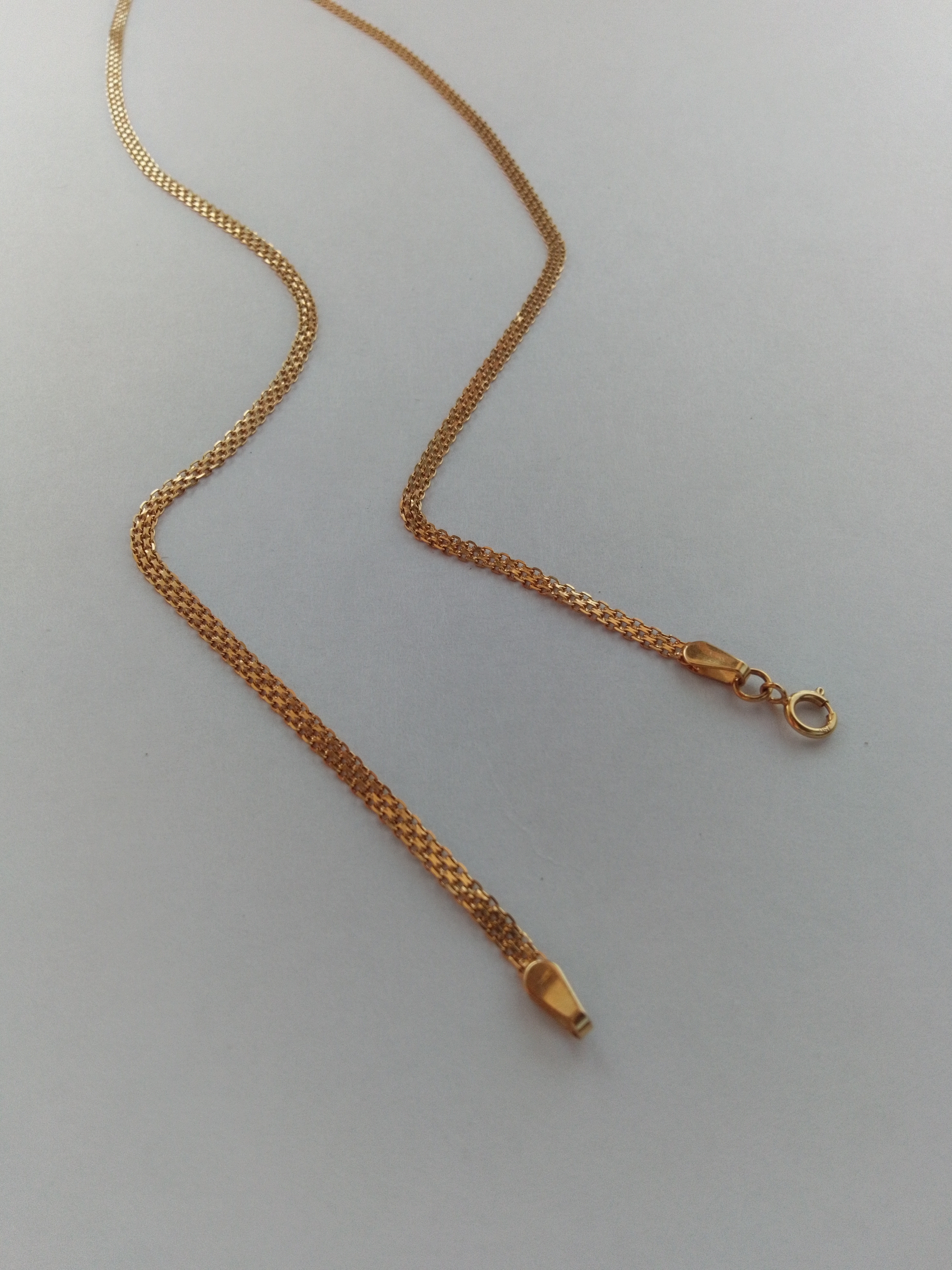 FLAT WEAVE CHAIN NECKLACE