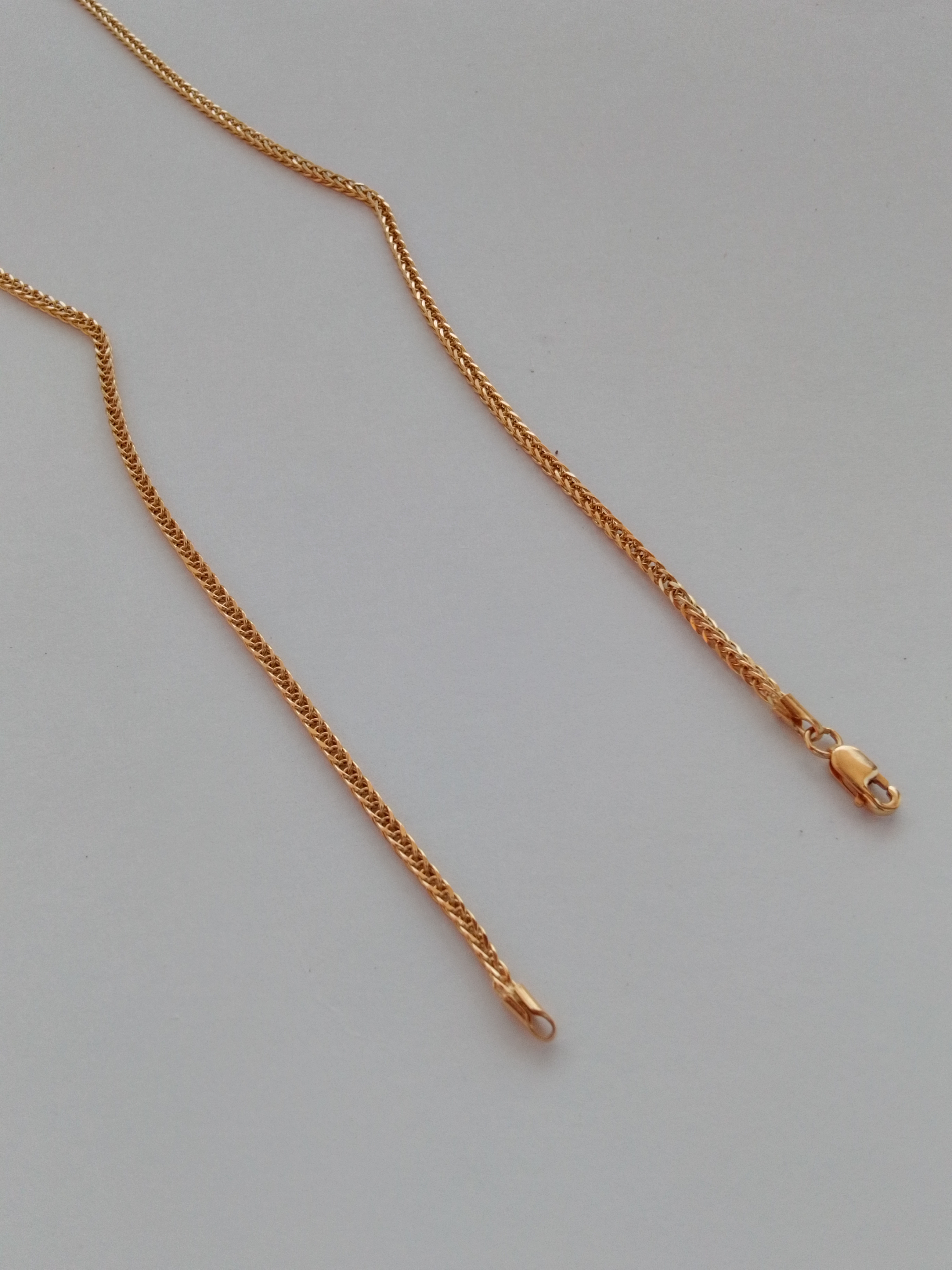 WHEAT GOLD CHAIN NECKLACE