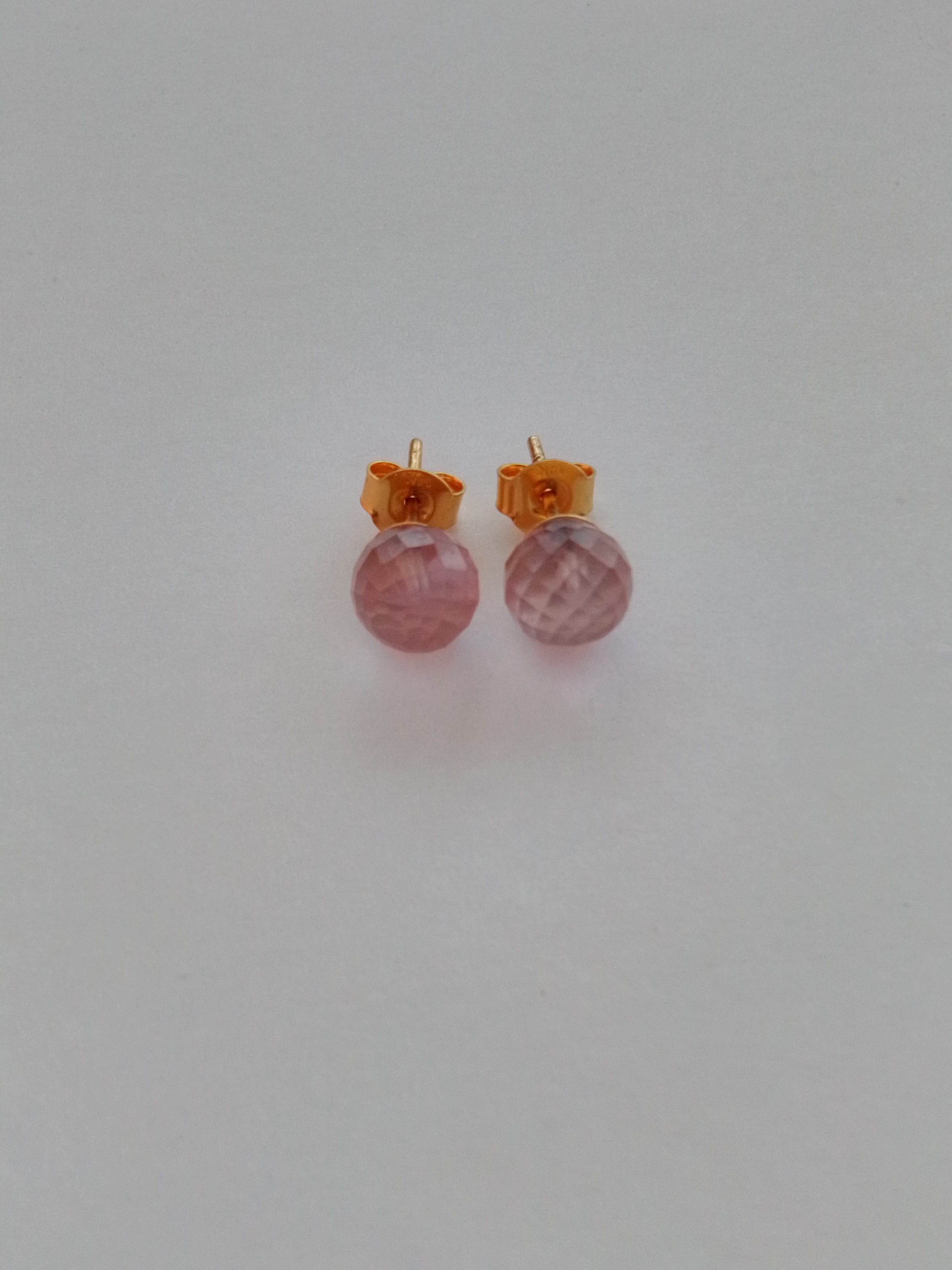 ROSE CRYSTAL STUD EARRINGS