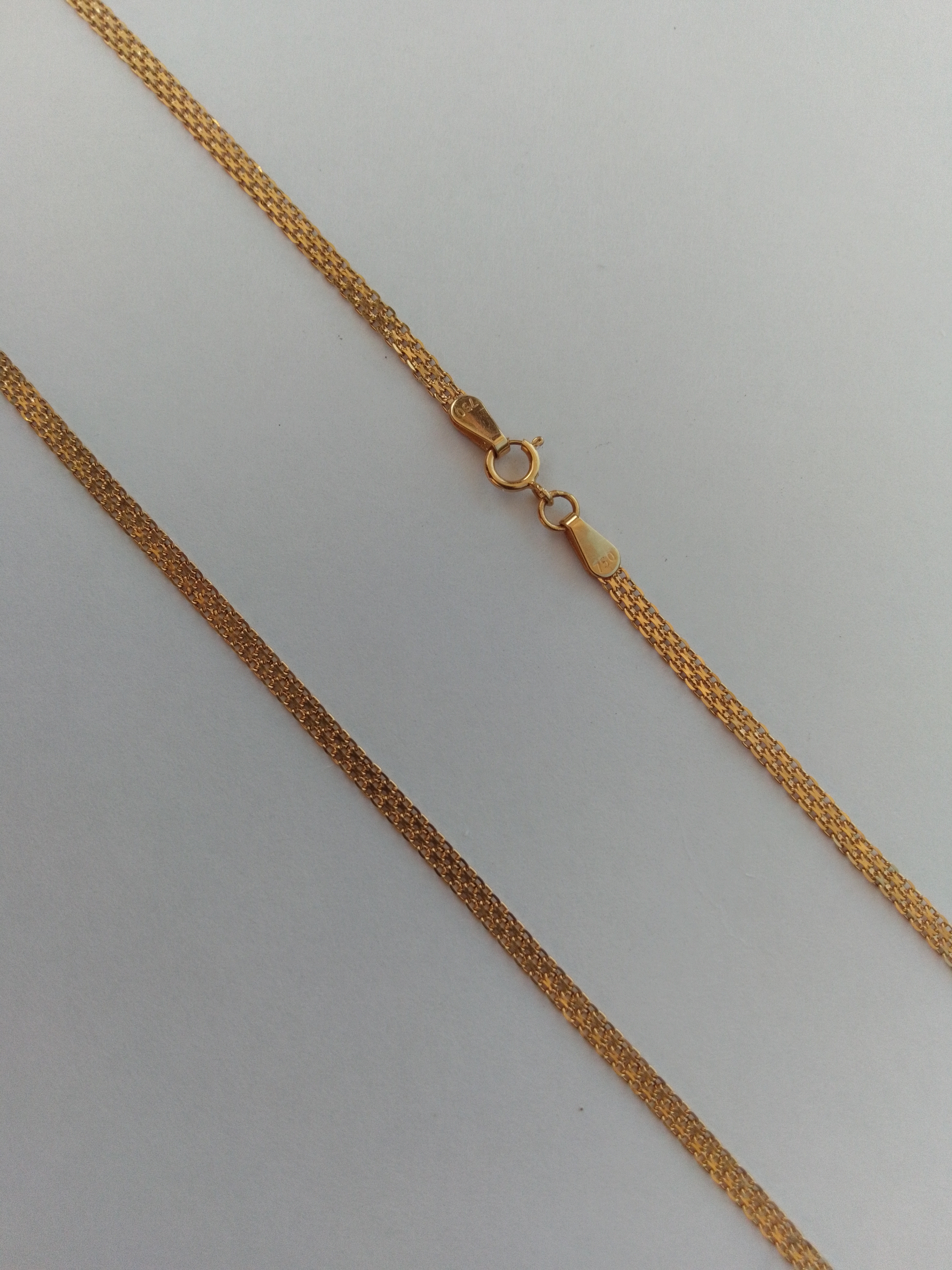 FLAT WEAVE CHAIN NECKLACE
