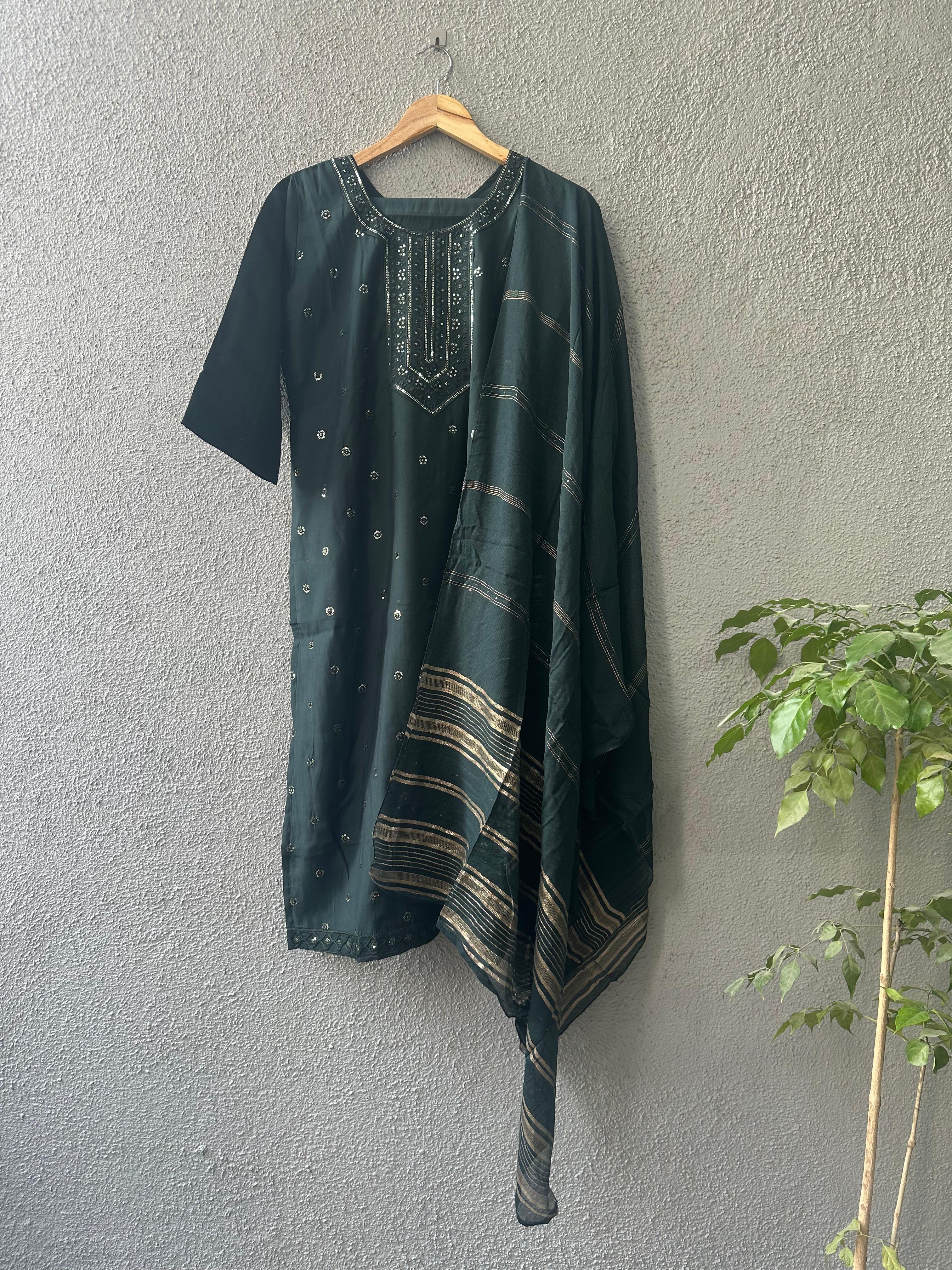 Three-Piece Ethnic Suit Set