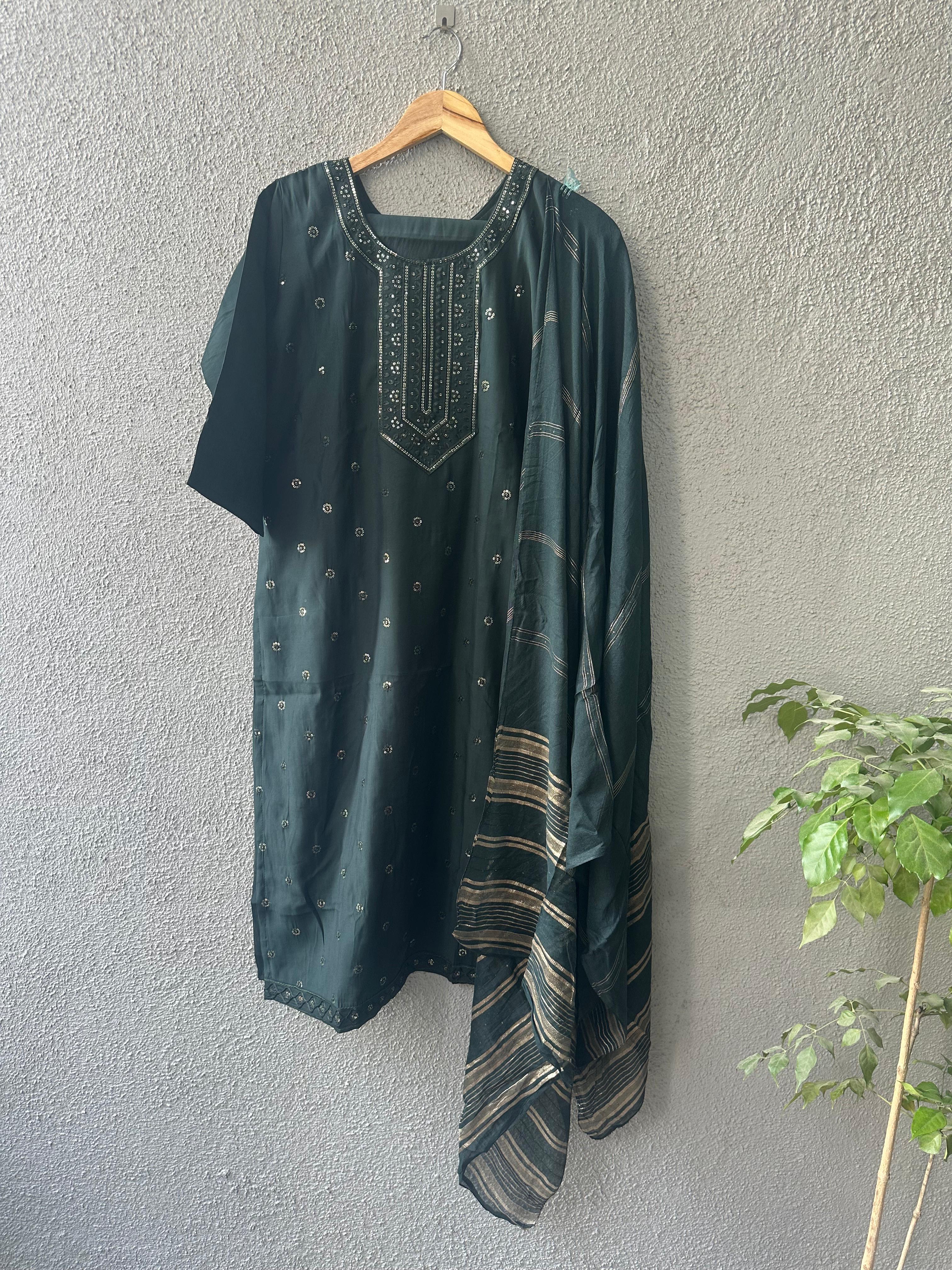 Three-Piece Ethnic Suit Set