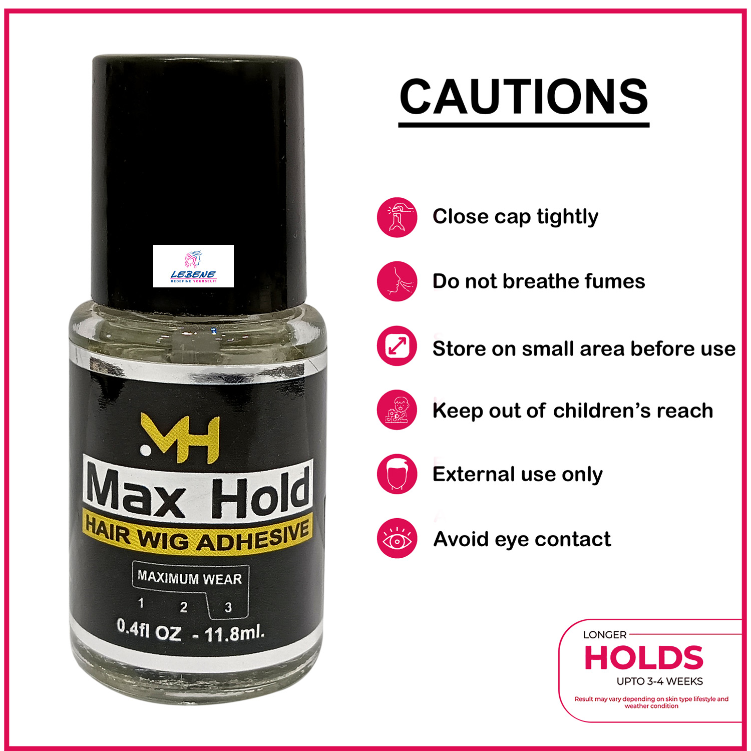 Max Hold Hair Wig Adhesive