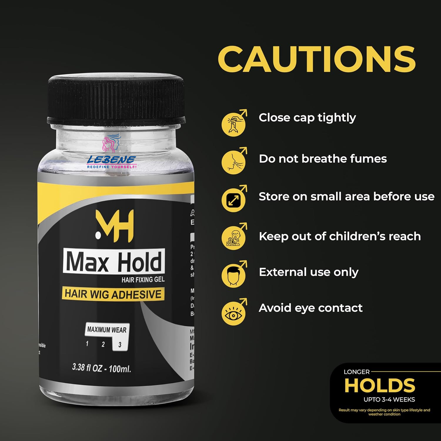Max Hold Hair Wig Adhesive