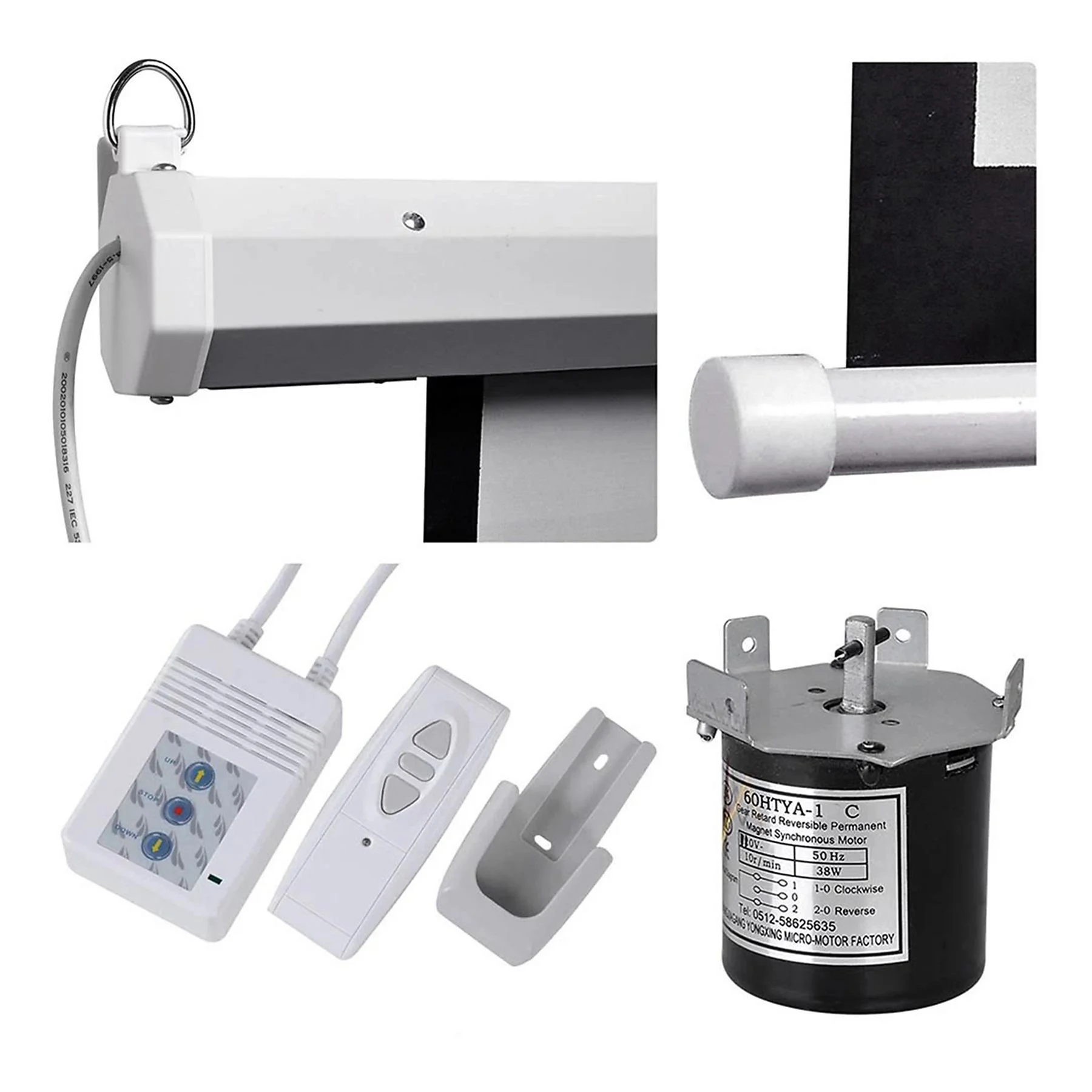 EVEREST EPP-240 240*200cm Uzaktan Kumandalı Otomatik Projeksiyon Perdesi