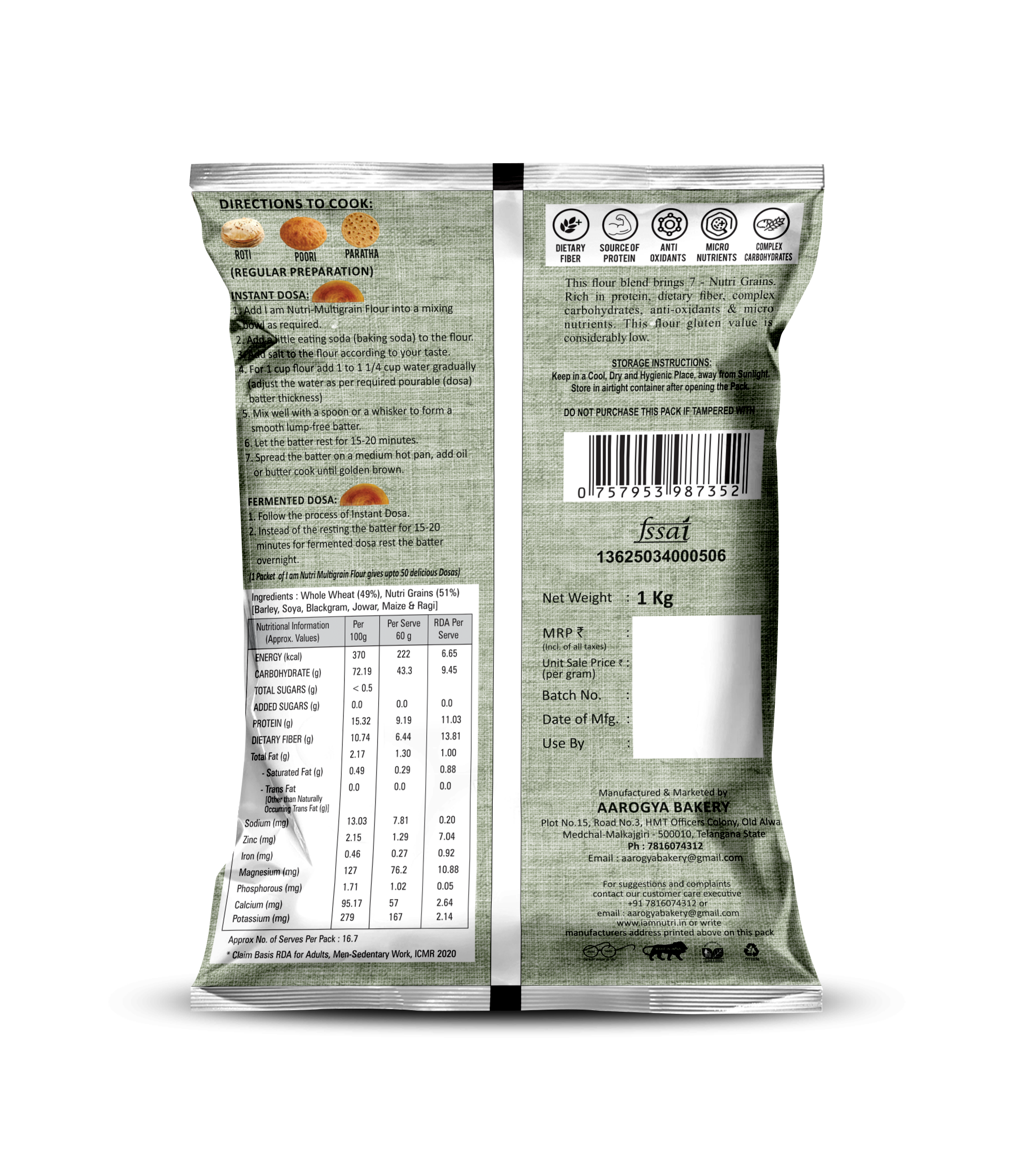 Chakki Fresh Multigrain Flour