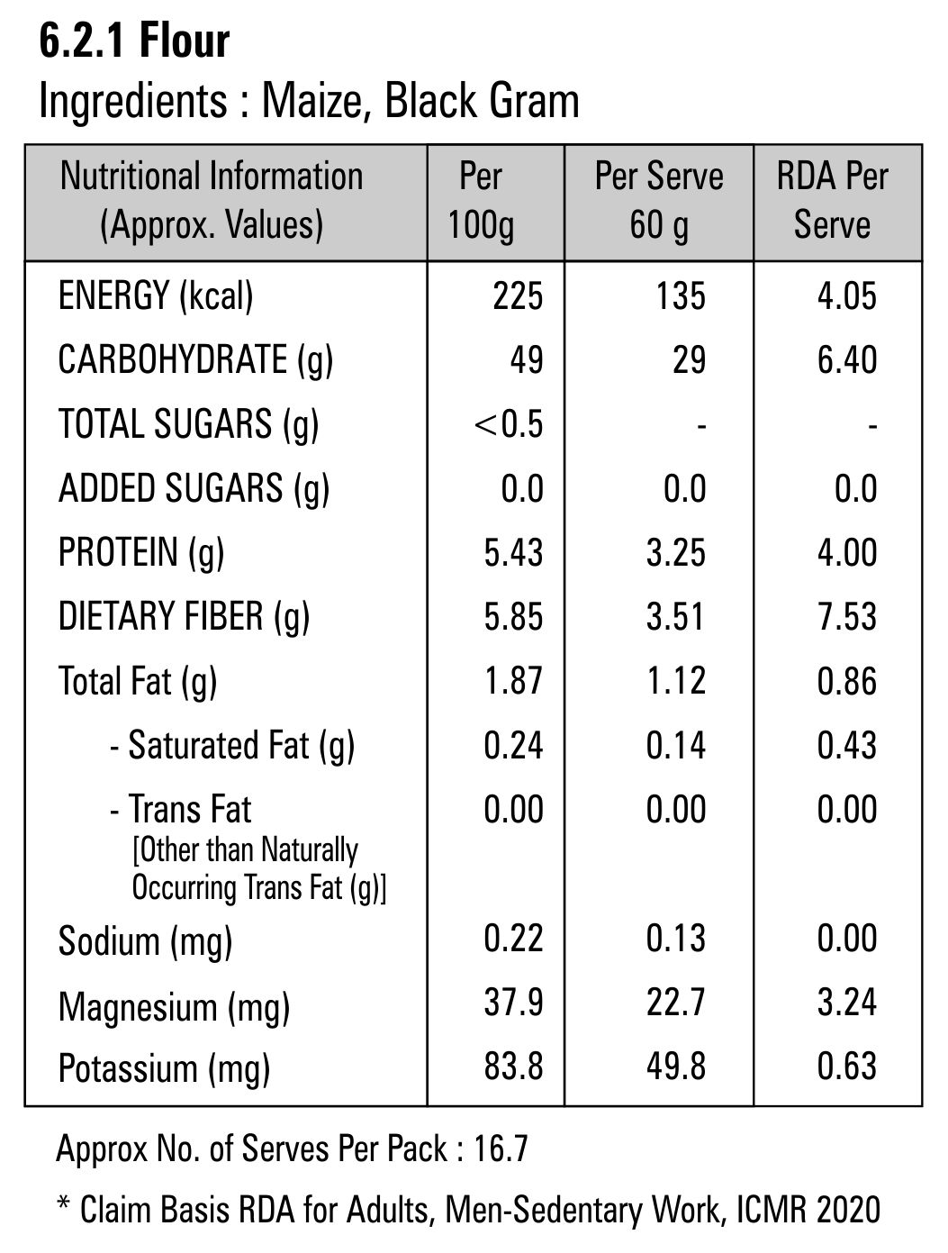 Multigrain Maize Flour