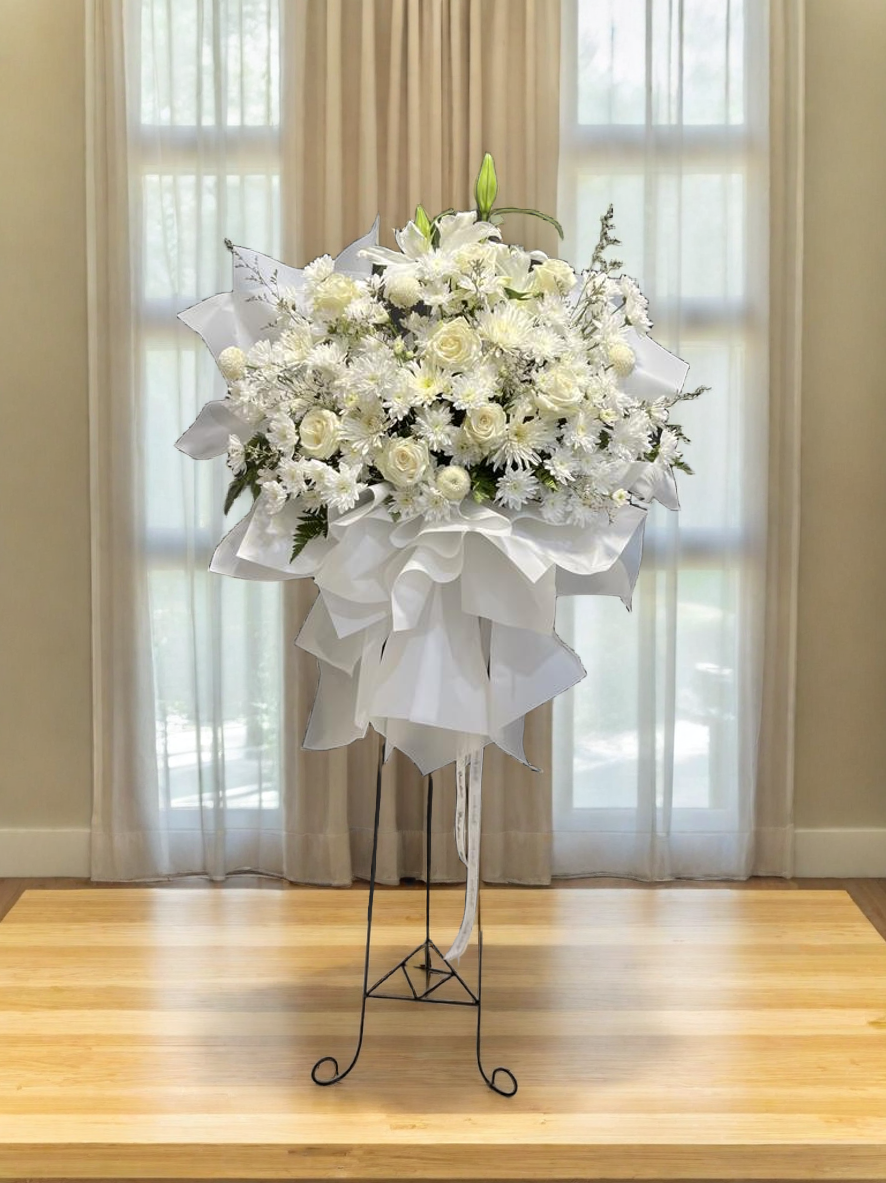 Wrapping Standing Bouquet Fresh Flower 