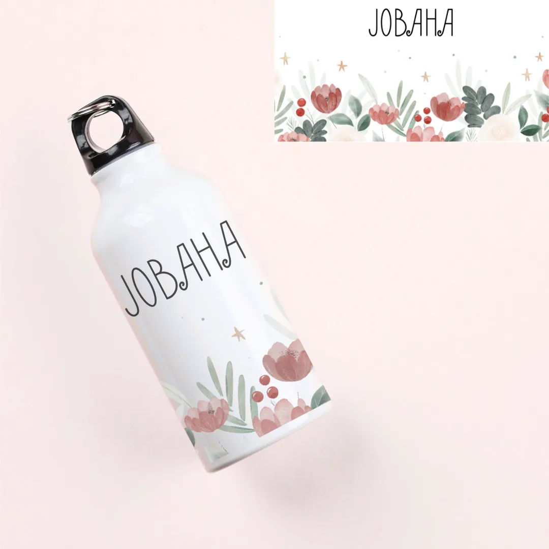 Шише за Вода Новогодишни цвеќенциња