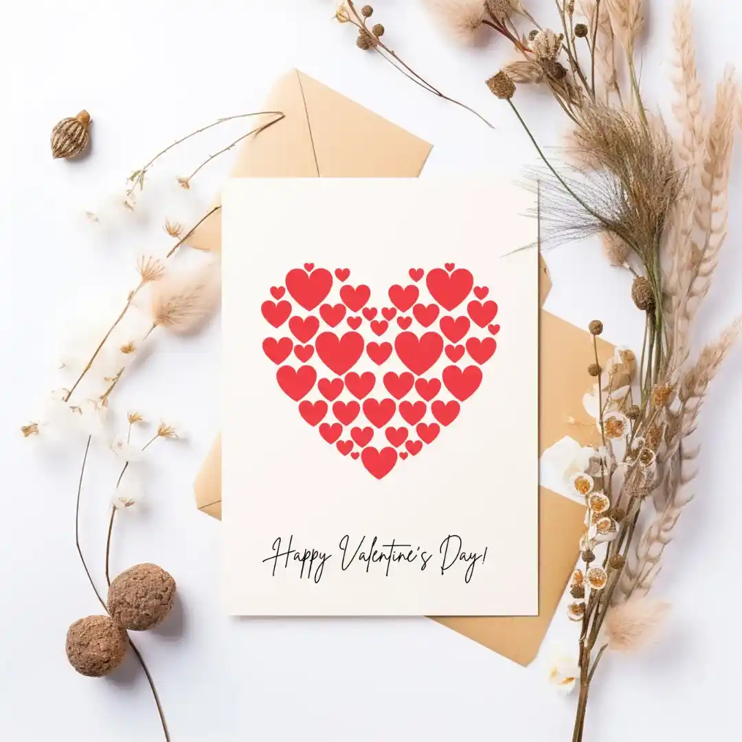 Разгледница Happy Valentine