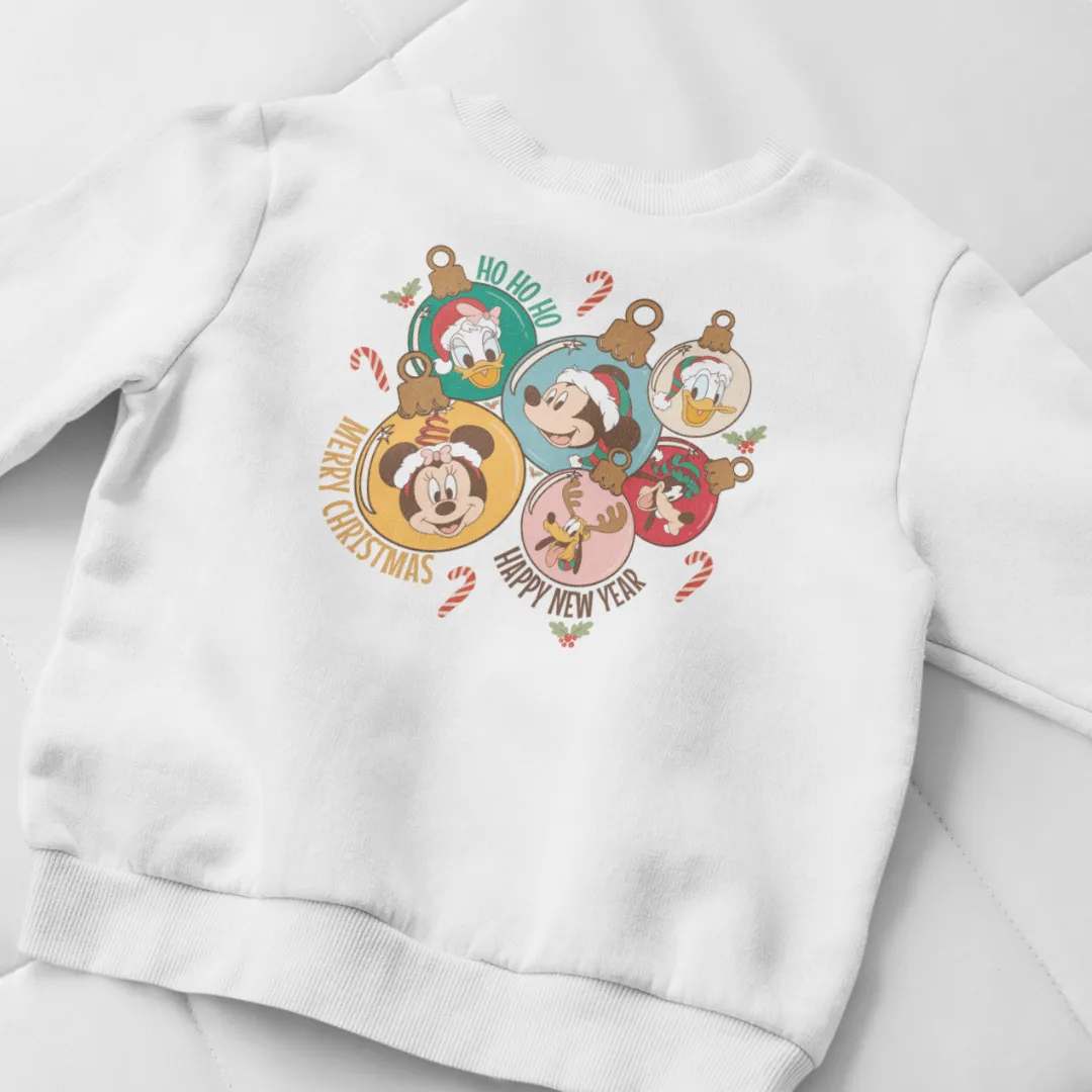 Дизни Новогодишен Принт Маичка или Блузон
