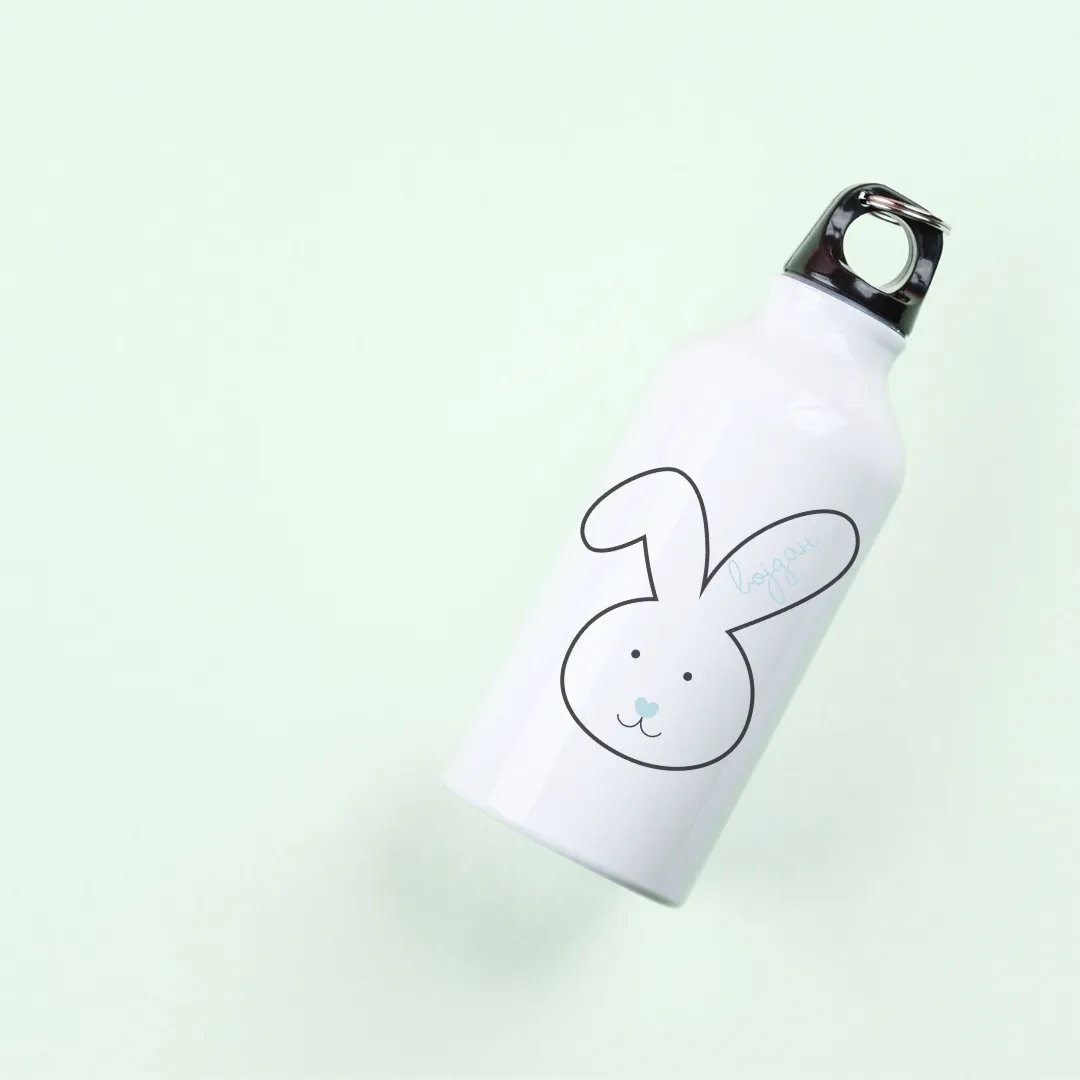 Шише за Вода со Дизајн на Зајче