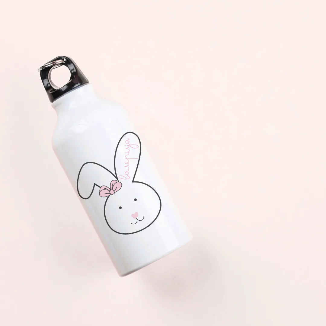 Шише за Вода со Дизајн на Зајче