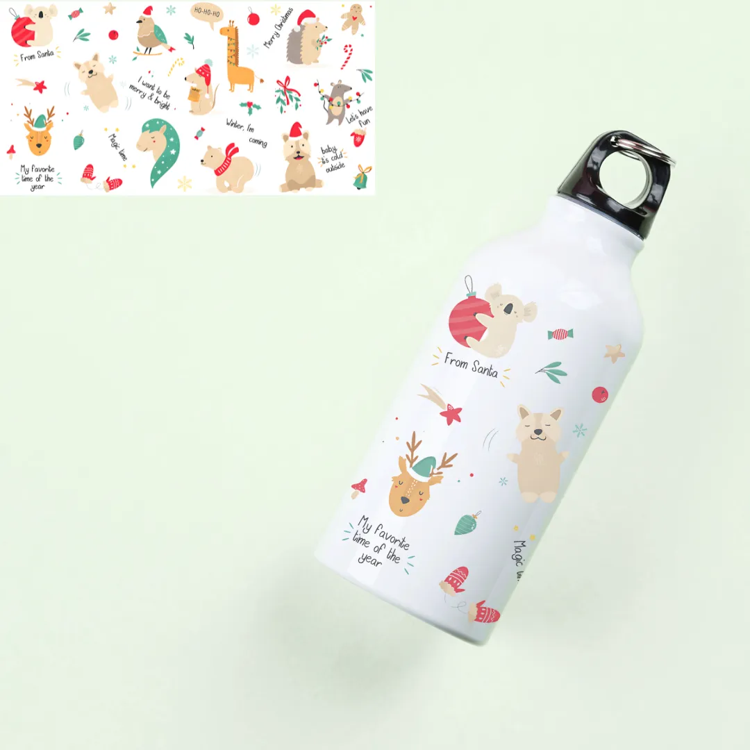 Шише за Вода Новогодишни мотиви