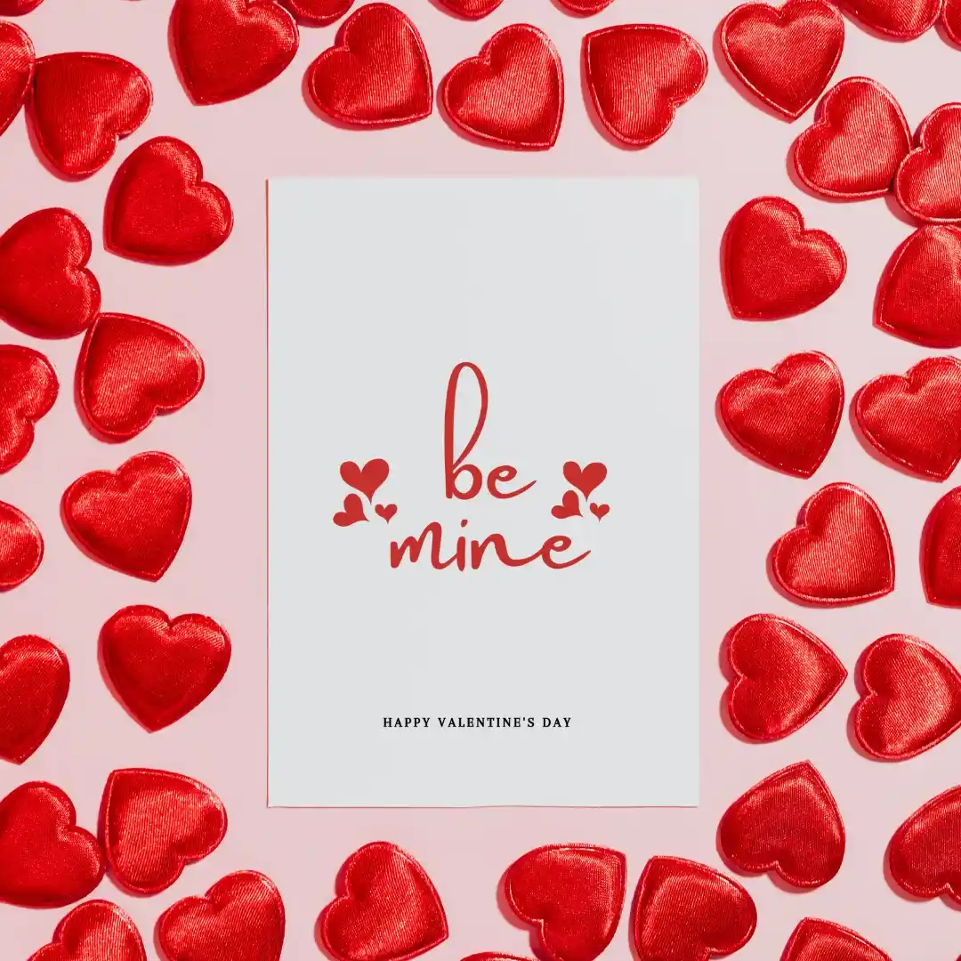 Разгледница Be Mine