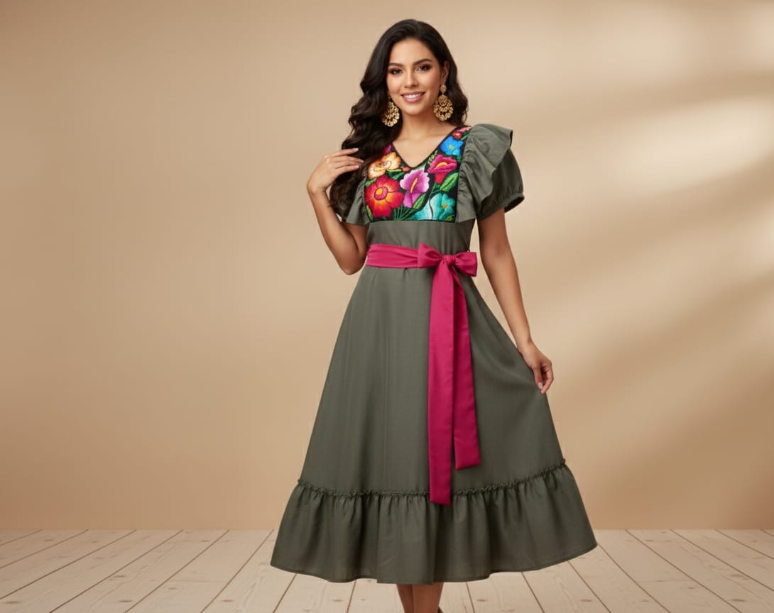 MAXIVESTIDO  ISTMEÑO