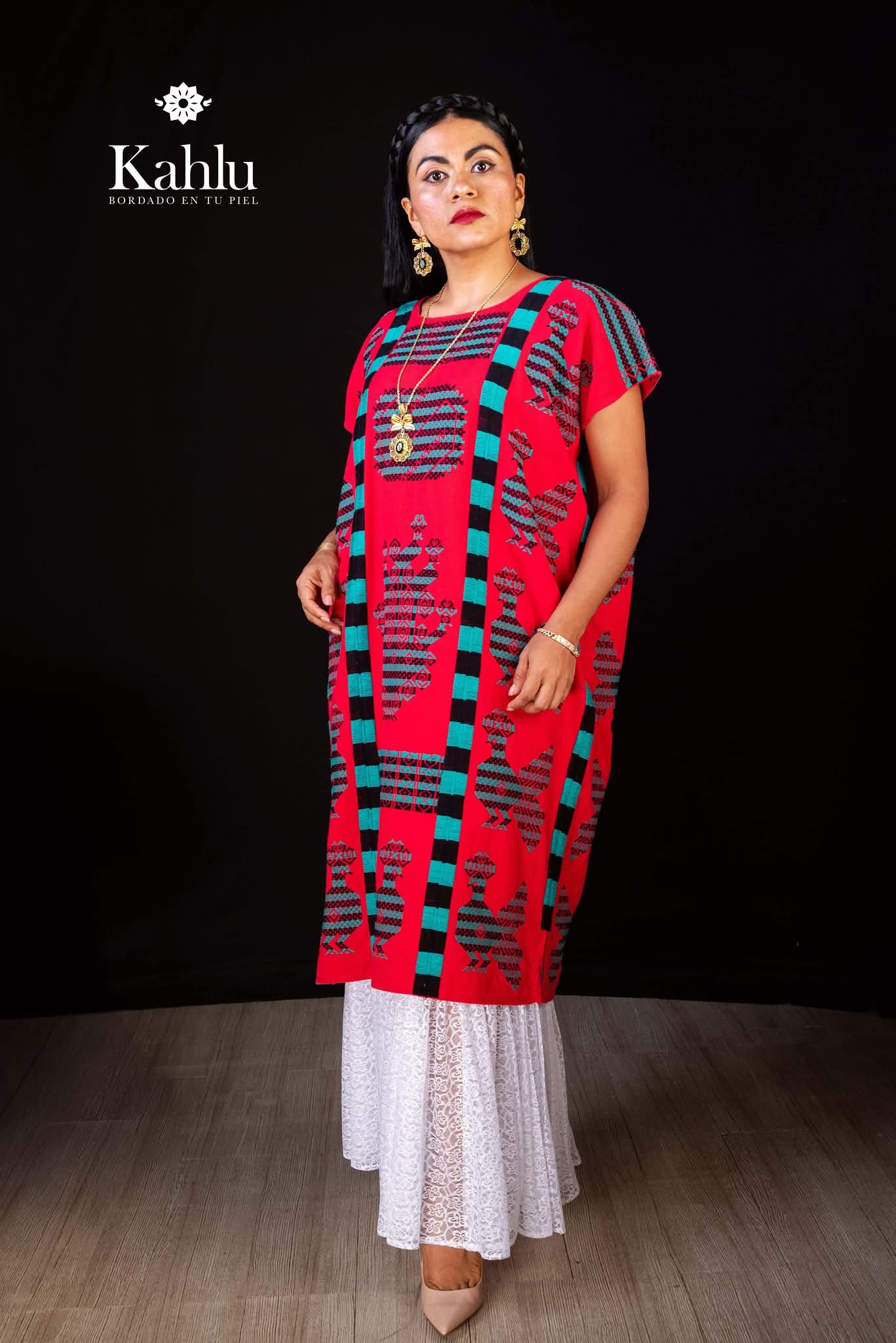 HUIPIL DE MEDIA GALA CHINANTECO 