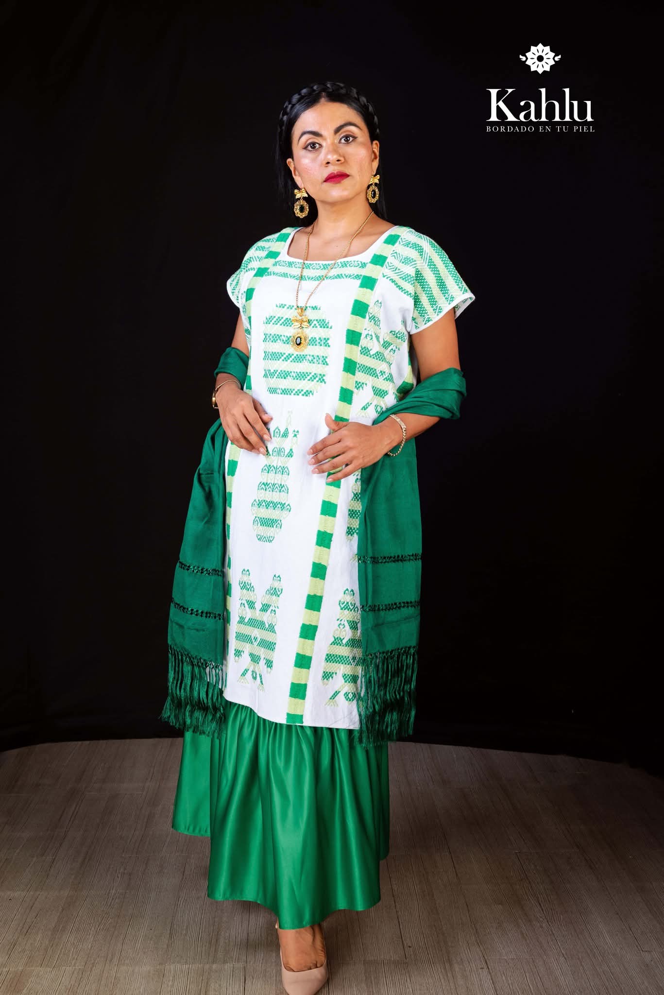 HUIPIL DE MEDIA GALA CHINANTECO 