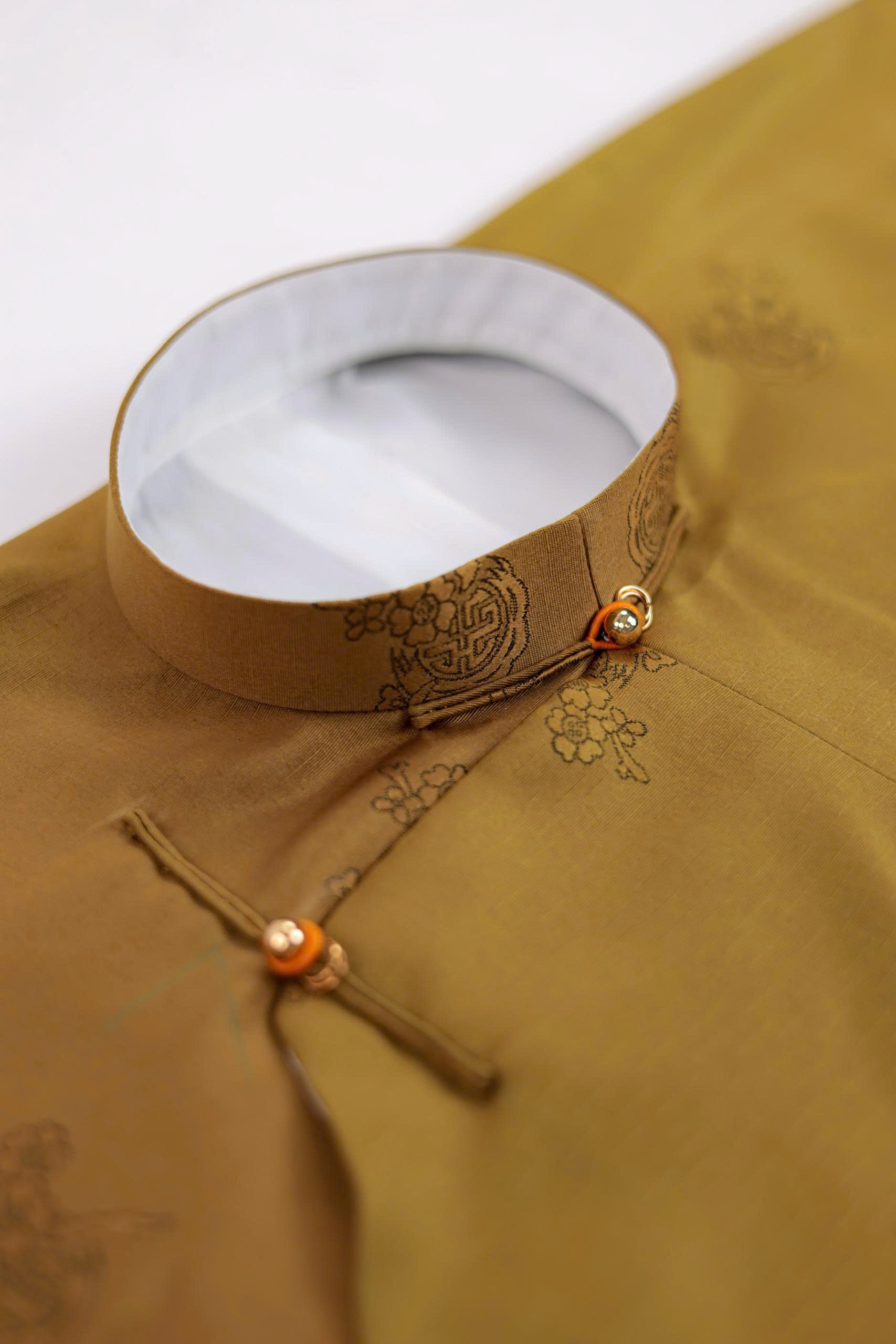 Áo dài Ngũ thân Lụa Hàn Quốc