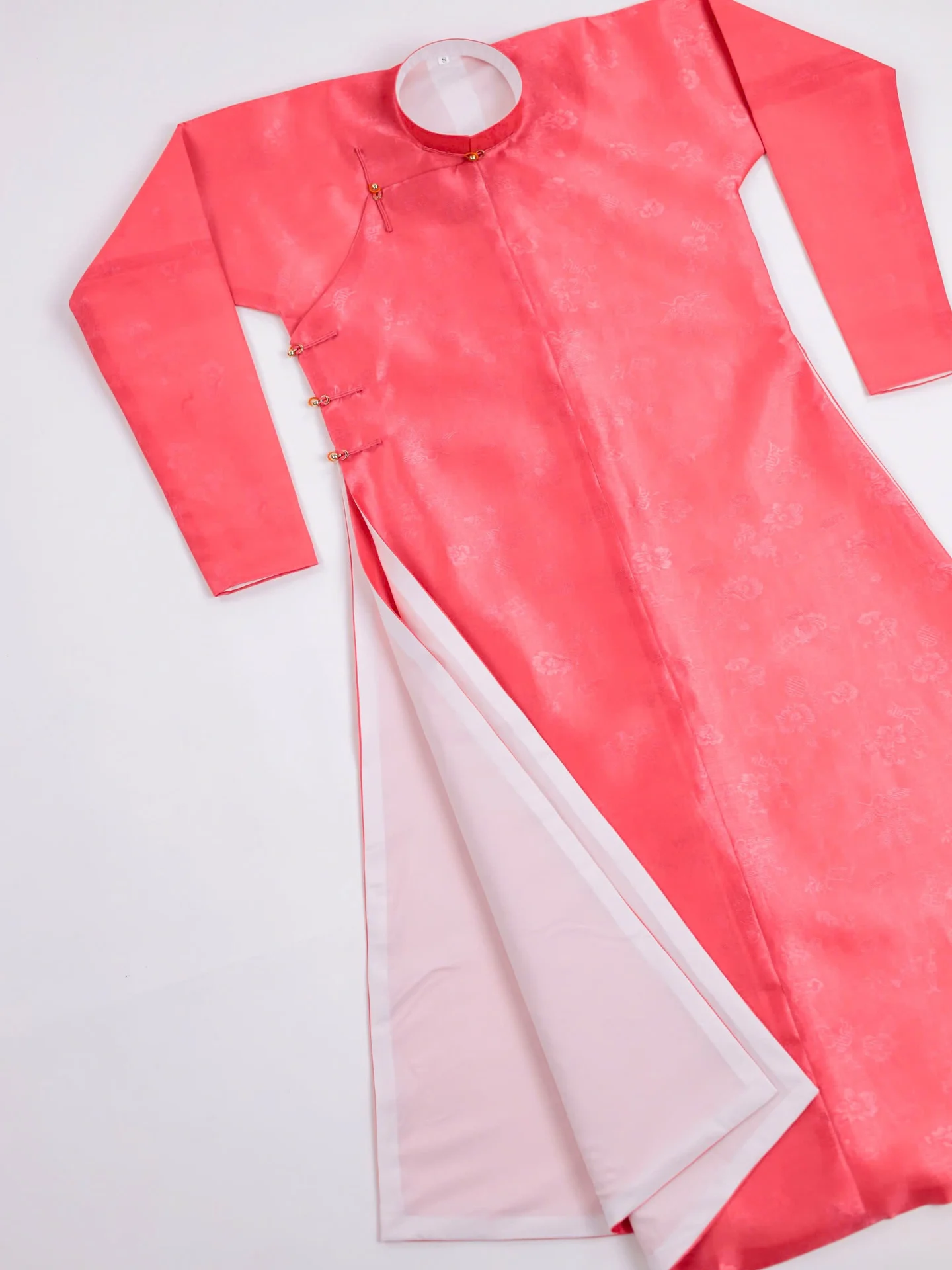 Áo dài ngũ thân Sa Hàn Quốc