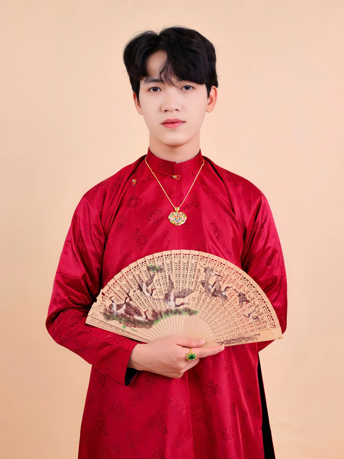 Áo dài ngũ thân Jami