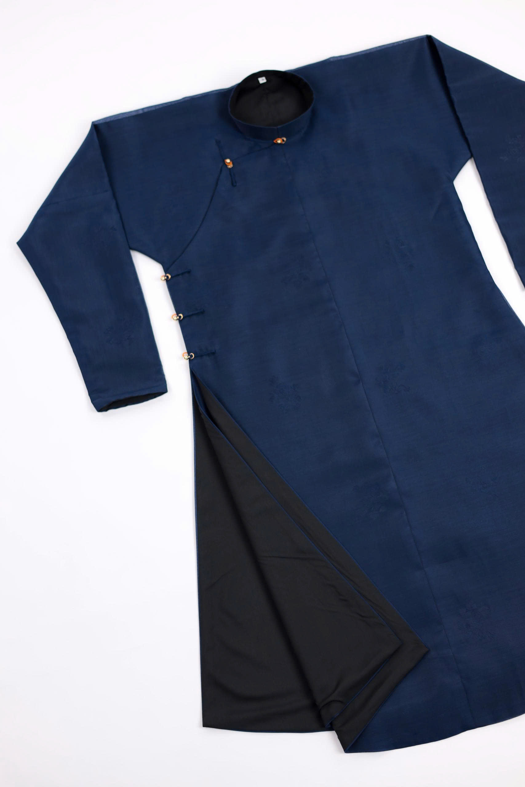 Áo dài Ngũ thân Sa Hàn Quốc