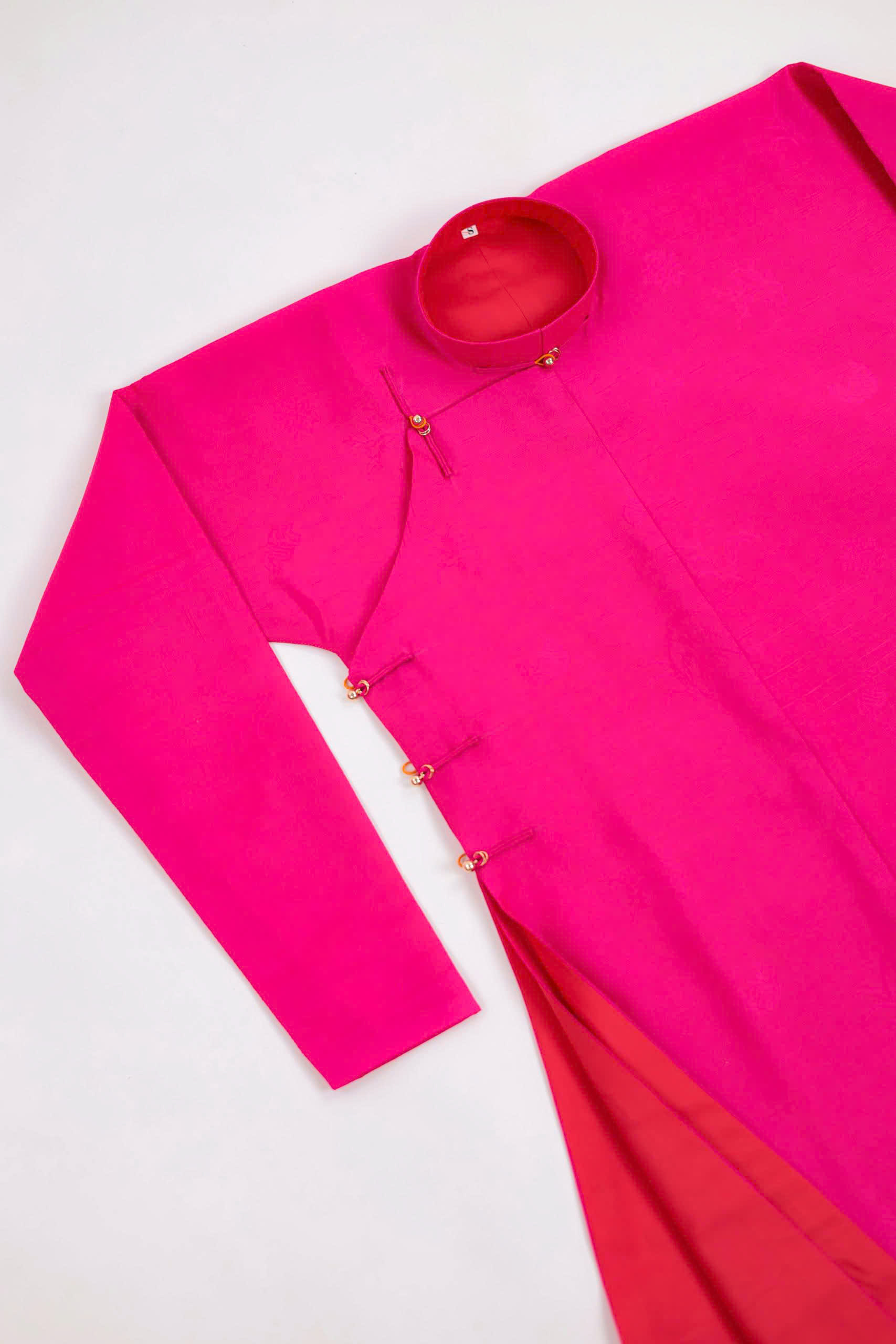 Áo dài Ngũ thân Lụa Hàn Quốc